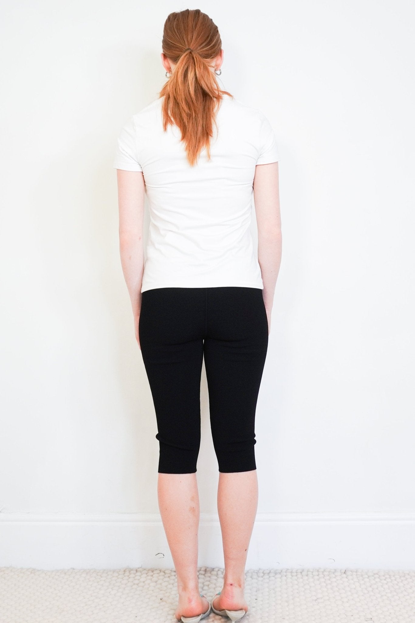 Khaite Harden Intarsia Ribbed Stretch-Jersey Shorts in Black (RRP £485) | Authentic Preloved - Reloved Again