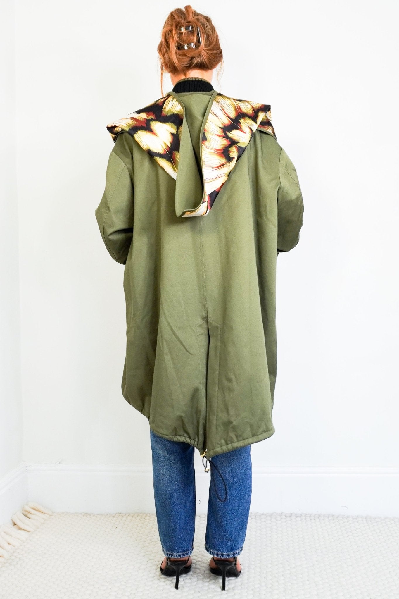 CURRENT SEASON La Double J Green Solid Parka RRP £1600 | Authentic Preloved - Reloved Again