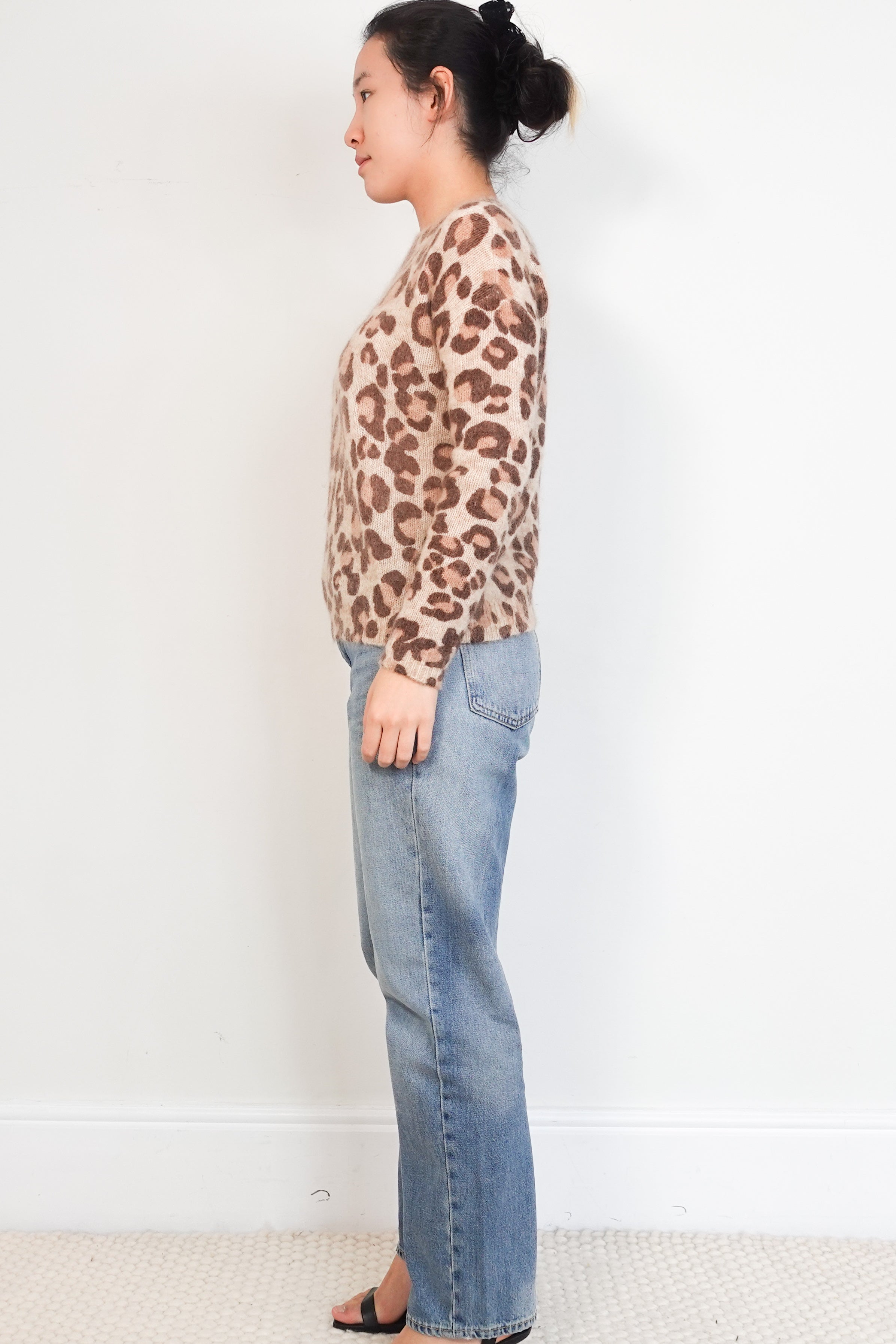 La-Maille-Sezane-Leopard-Print-Jumper-side-picture-Chelsea-London