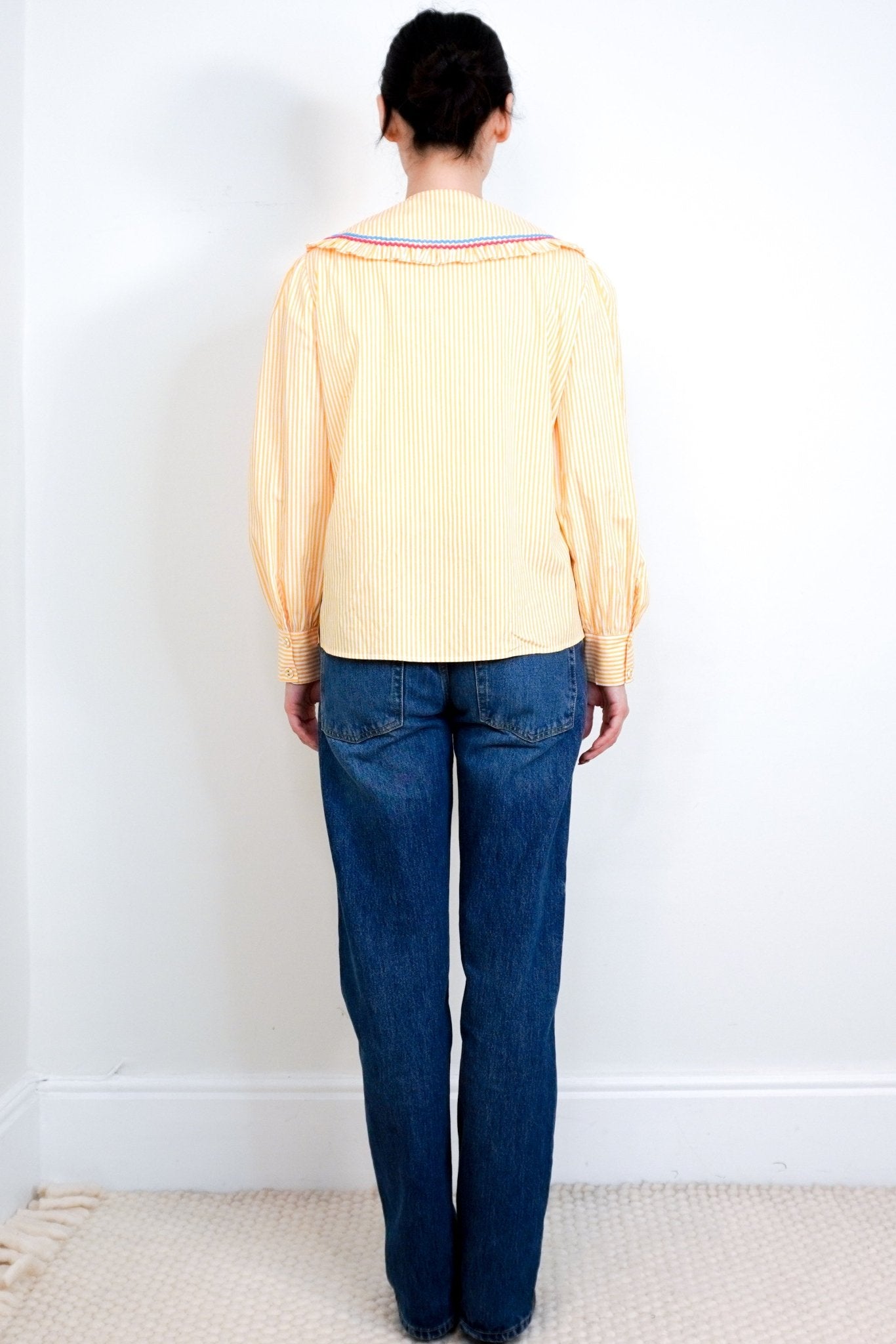 La Veste X Gucci Vault Orange Striped Shirt RRP £650 | Authentic Preloved - Reloved Again