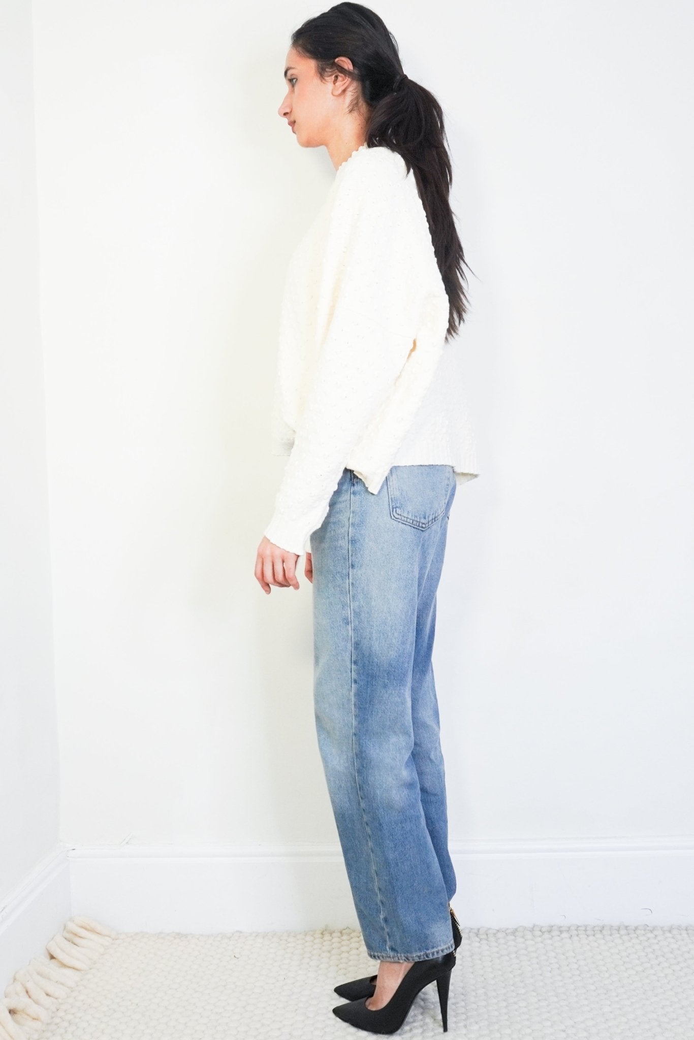 Lauren Manoogian Cream Jumper RRP £300 | Authentic Preloved - Reloved Again