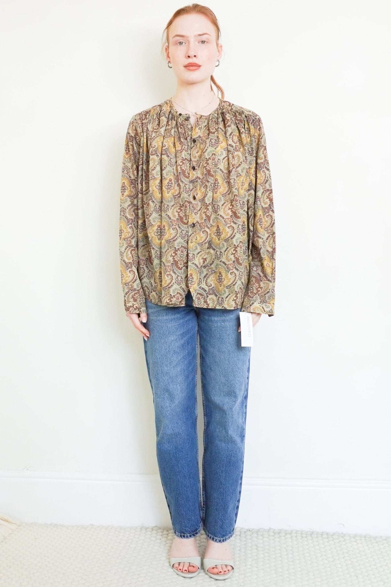 Laurence Bras Brown Paisley Shirt RRP £365 | Authentic & Preloved - Reloved Again