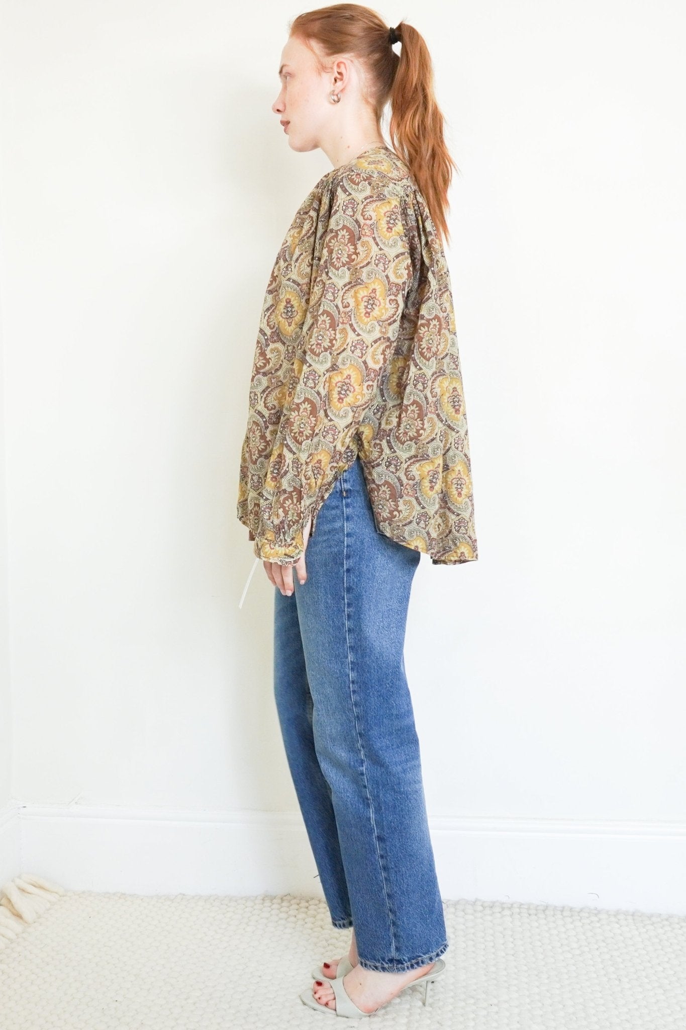 Laurence Bras Brown Paisley Shirt RRP £365 | Authentic & Preloved - Reloved Again