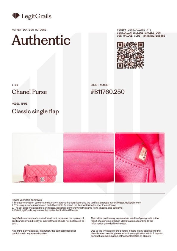 Chanel Pink Mini Lambskin Single Flap Bag (RRP £6000) | Authentic Preloved - Reloved Again