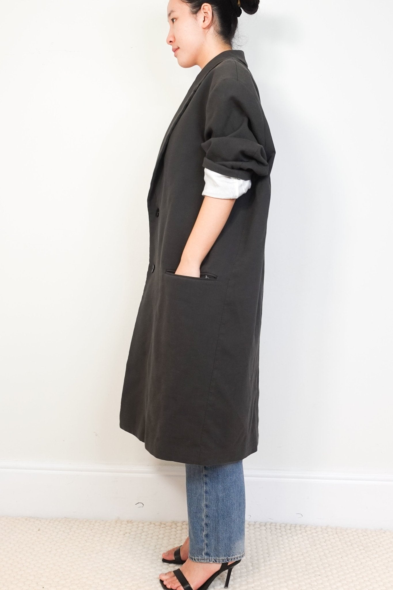 Lemaire Grey Overcoat RRP £1200 | Authentic Preloved - Reloved Again