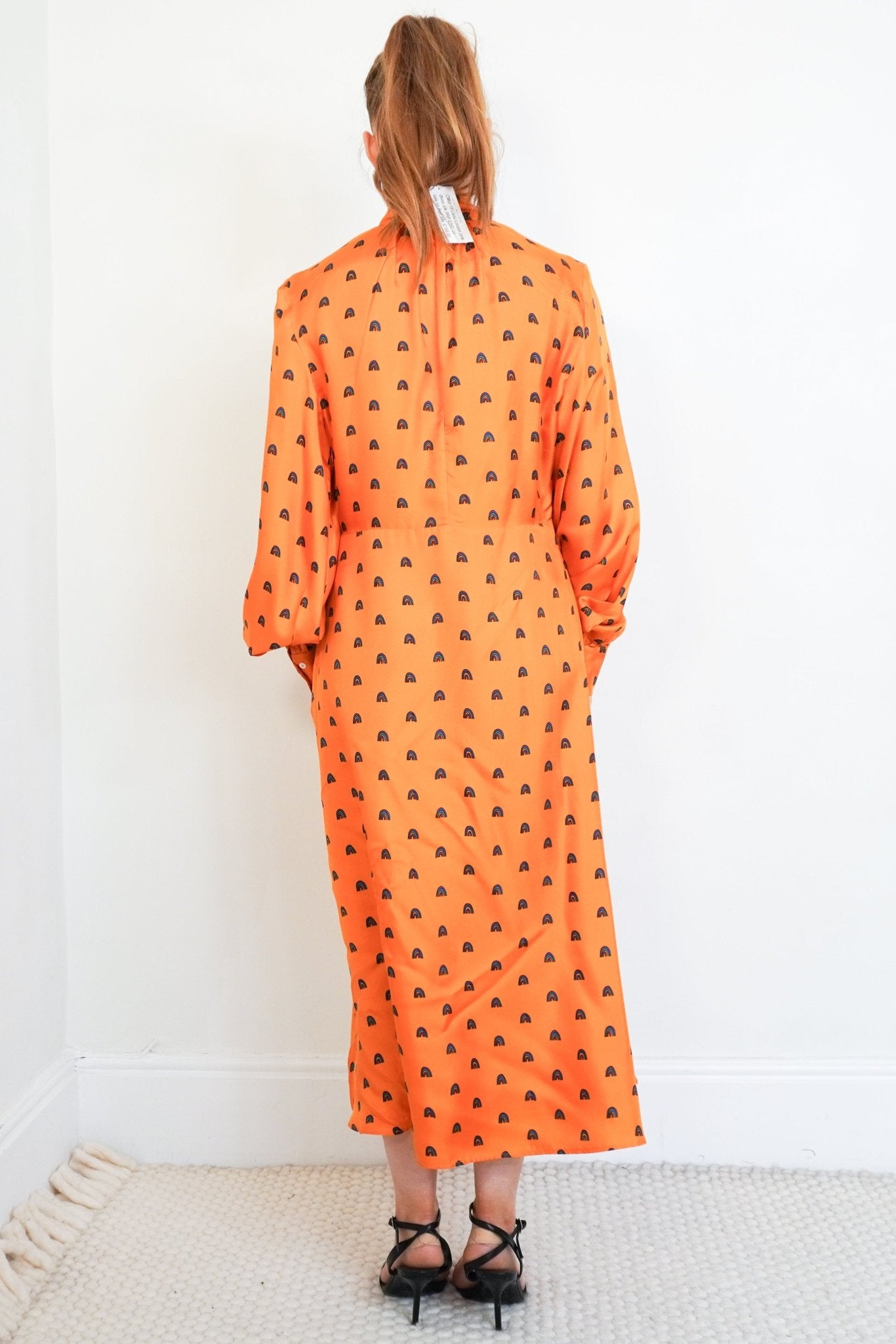 Lisou London Orange Dress RRP £350| Authentic & Preloved - Reloved Again