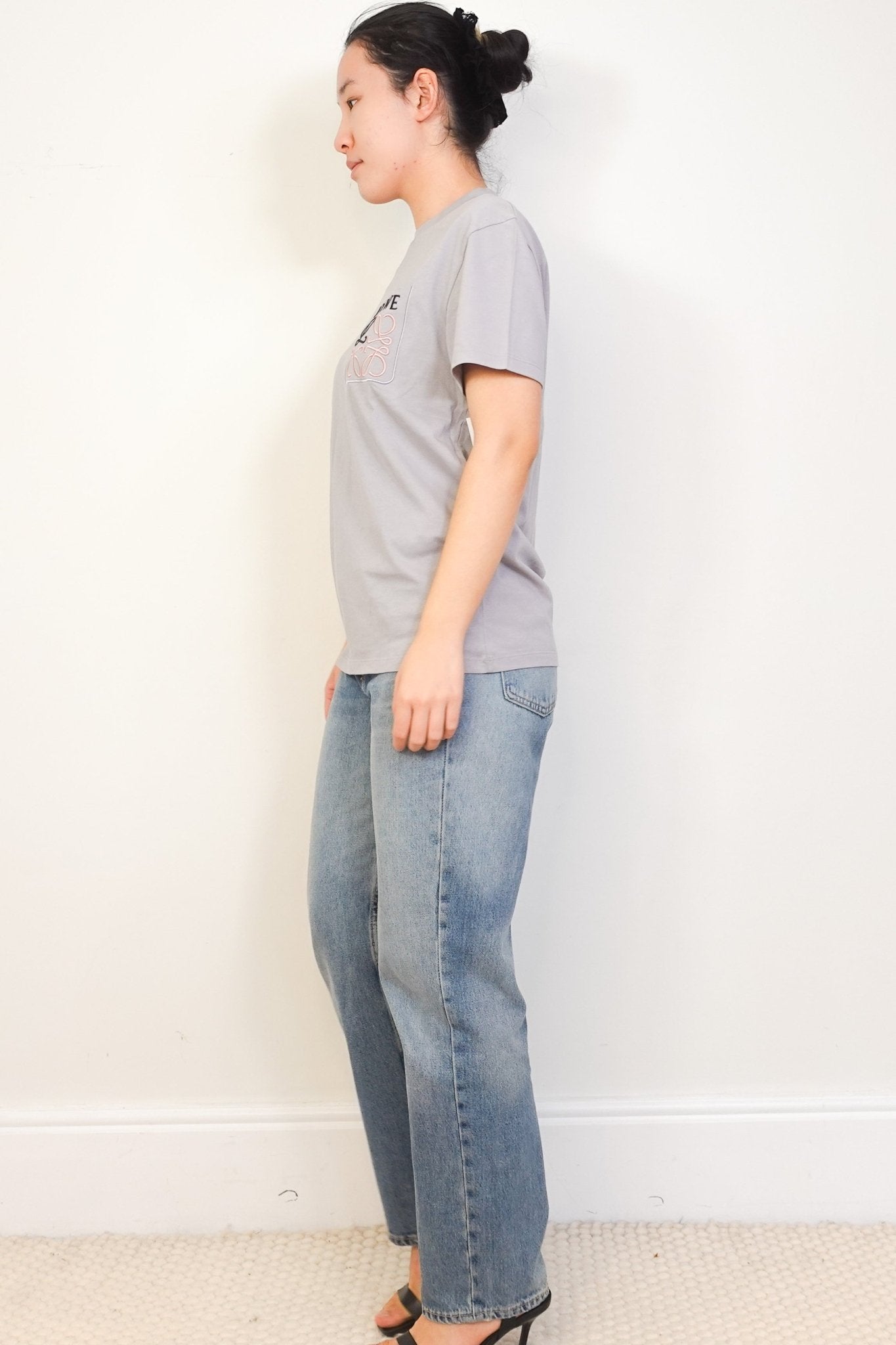 Loewe Grey Cotton Anagram T-Shirt RRP £450 | Authentic Preloved - Reloved Again