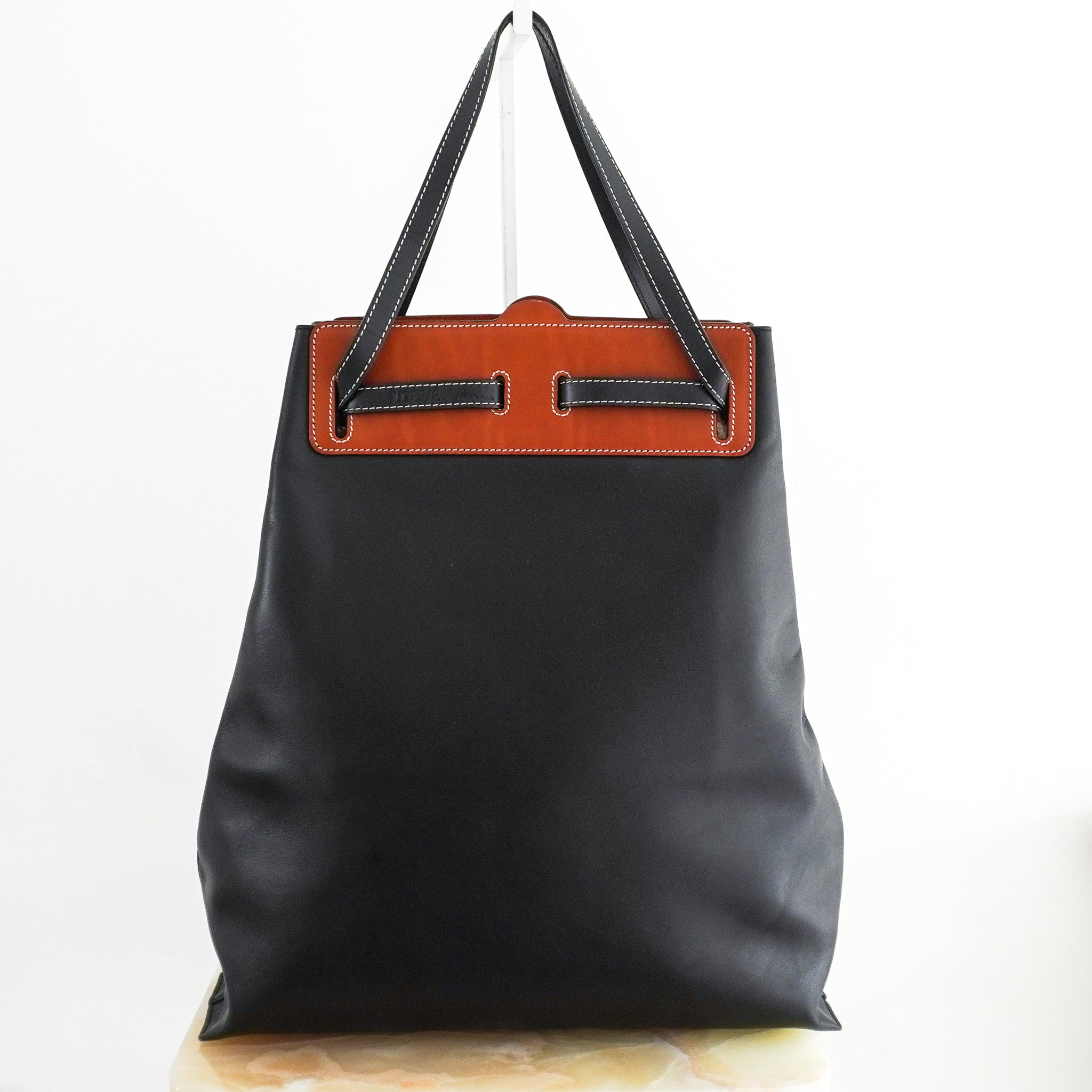 Loewe Lazo Shoulder Bag in Black RRP £1600 | Authentic Preloved - Reloved Again