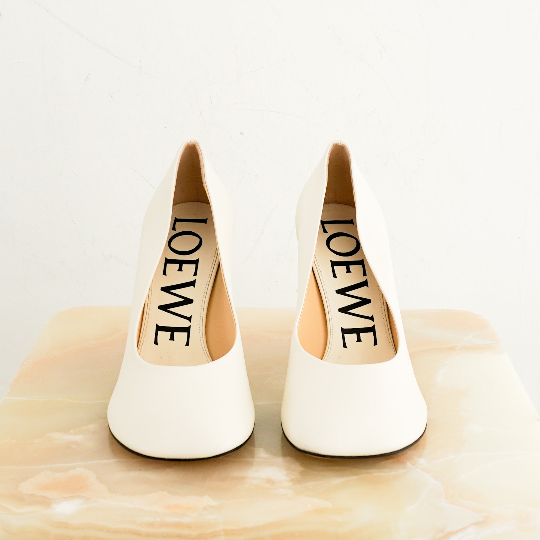 NEW Loewe White Toy Pumps RRP £825 | Authentic Preloved - Reloved Again