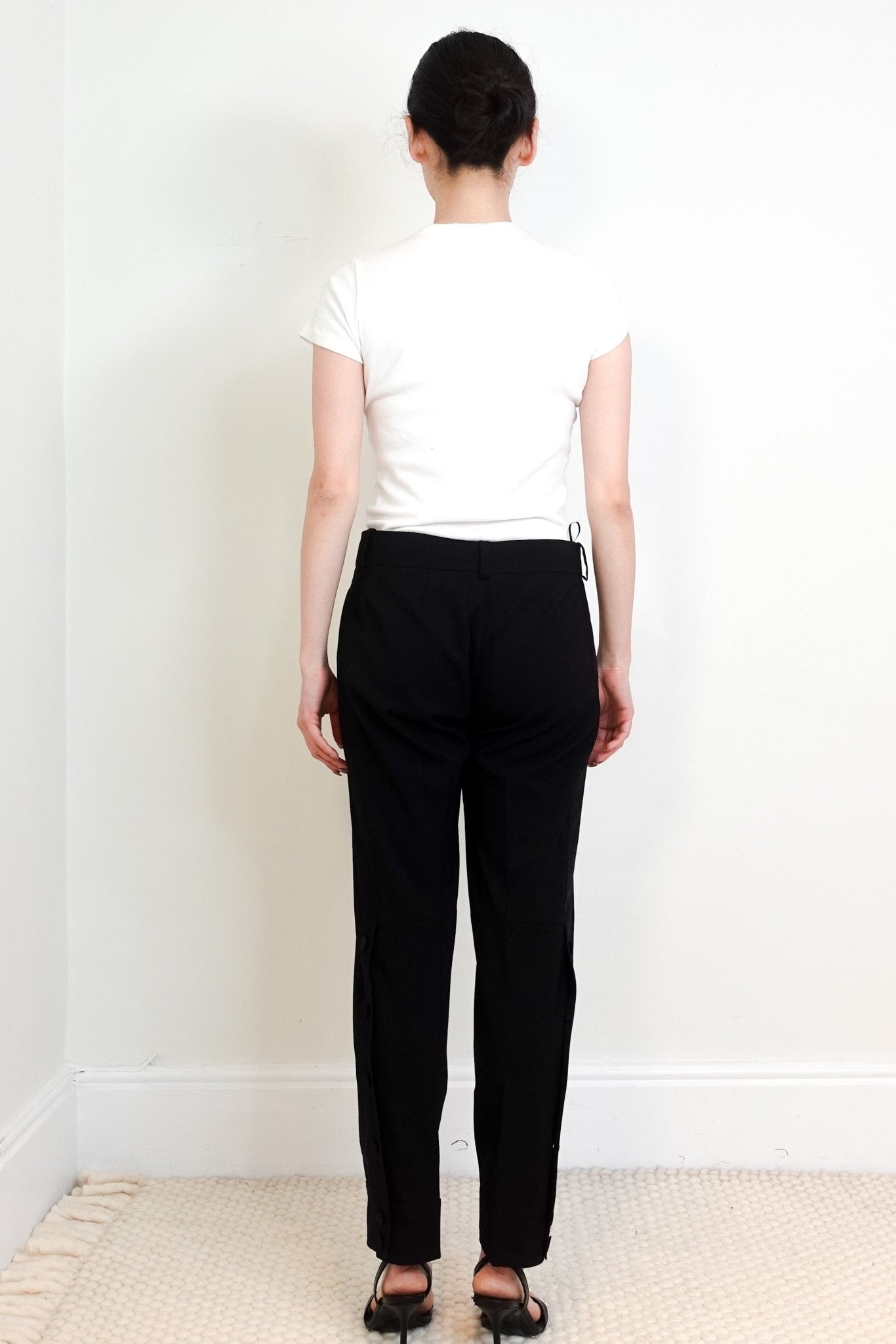 Louis Vuitton Black Button Trousers RRP £1680 | Authentic Preloved - Reloved Again