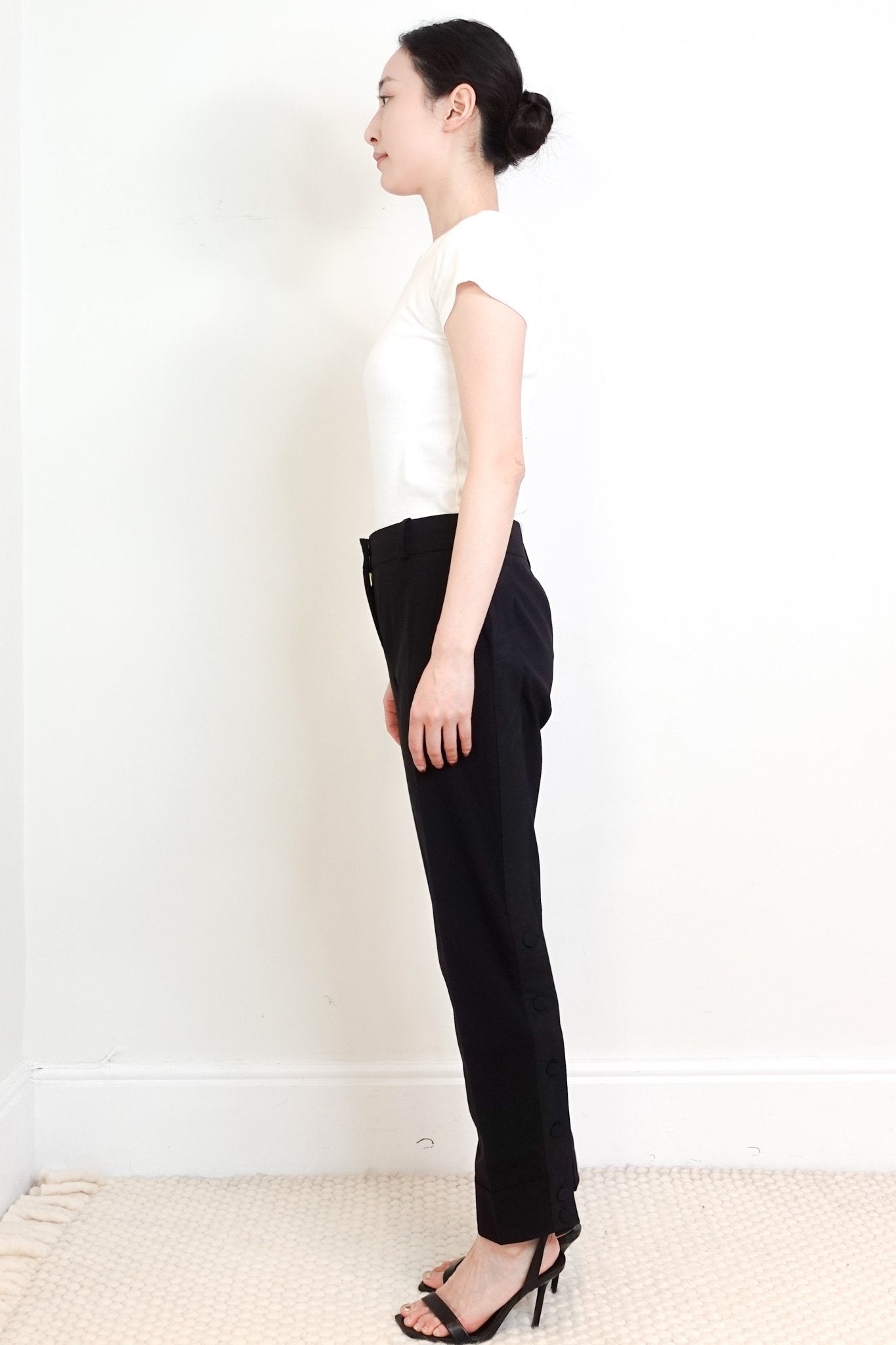 Louis Vuitton Black Button Trousers RRP £1680 | Authentic Preloved - Reloved Again