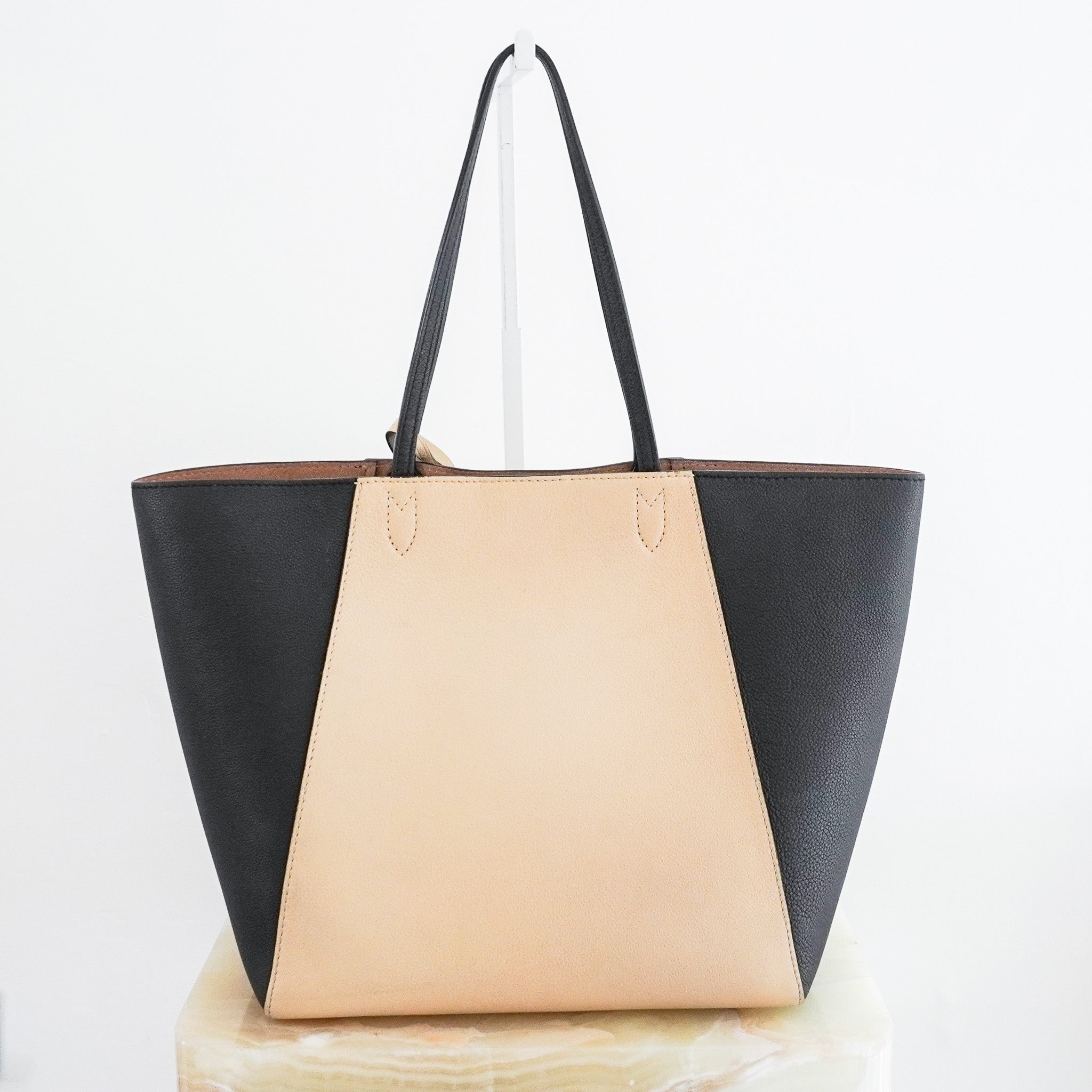 Louis Vuitton Lockme Cabas Tote in Vanille Noir RRP £1660 | Authentic Preloved - Reloved Again