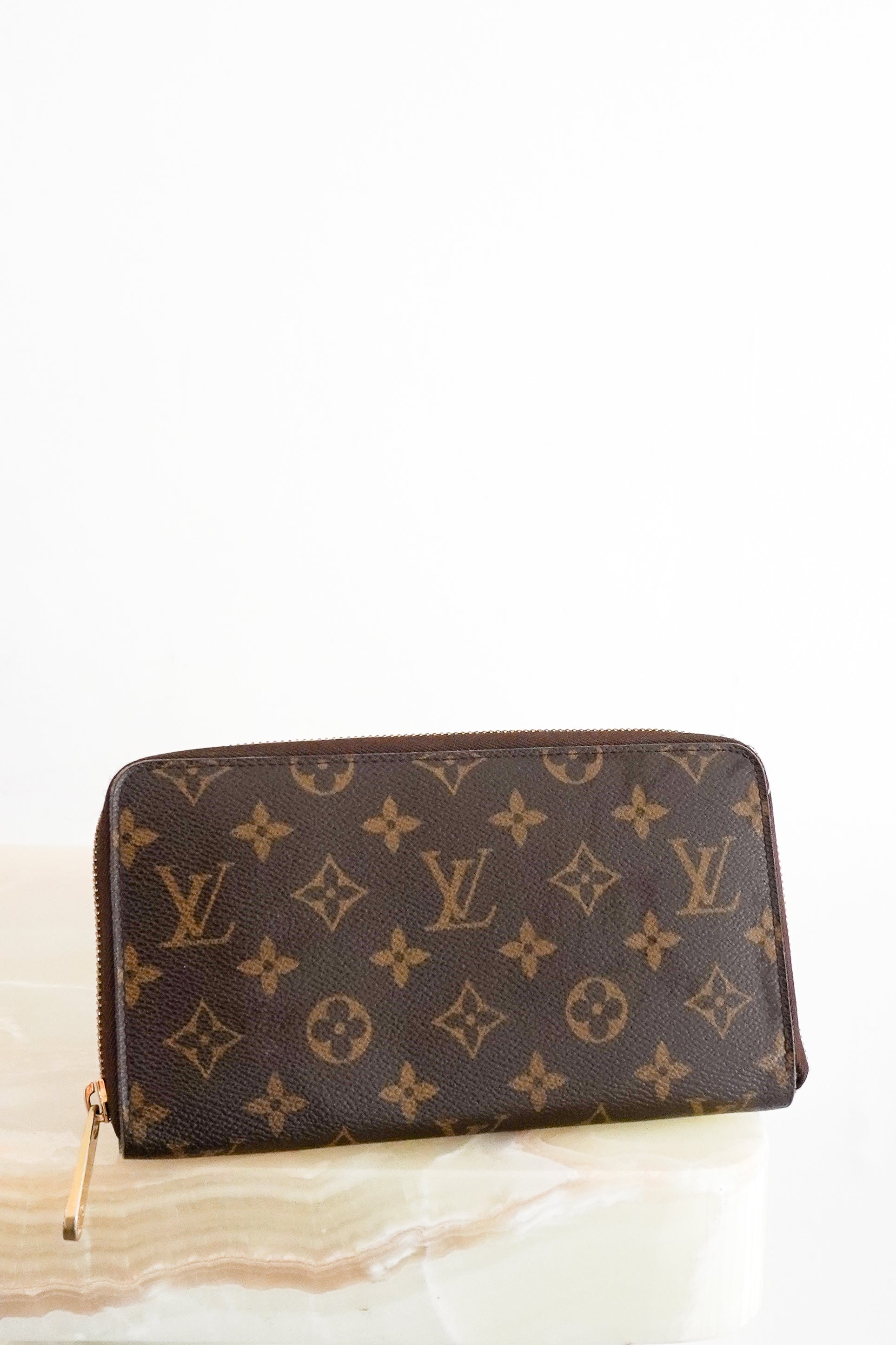 Louis Vuitton Monogram Canvas Zippy Long Wallet front photo chelsea london