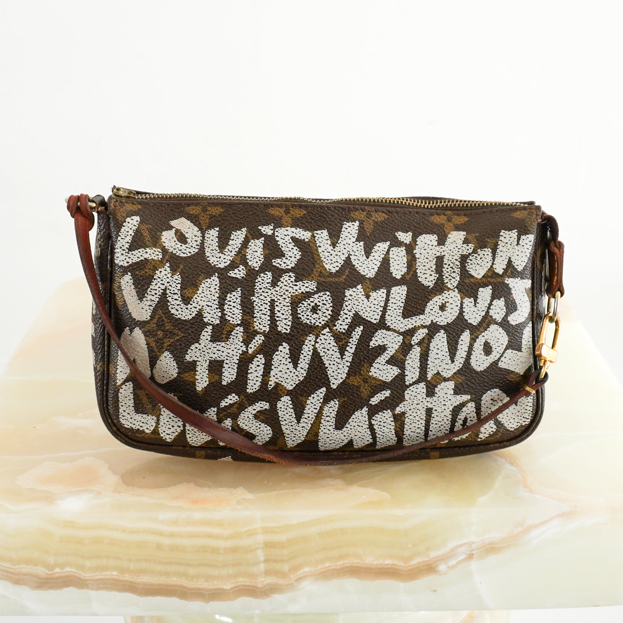 Louis Vuitton x Stephen Sprouse 2001 Limited Edition Graffiti Pochette Accessoires | Authentic Preloved - Reloved Again