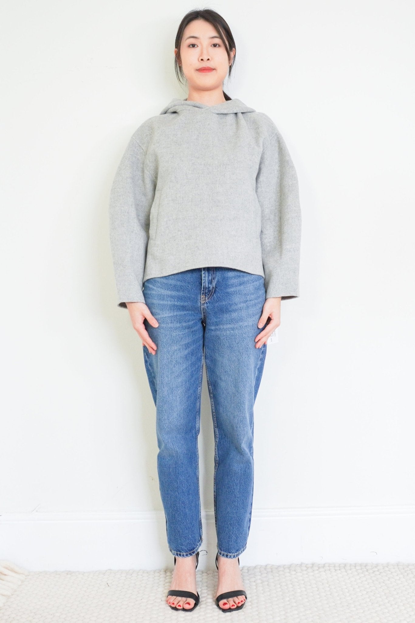 Loulou Studio Grey Wool & Cashmere Hoodie RRP £385 | Authentic Preloved - Reloved Again