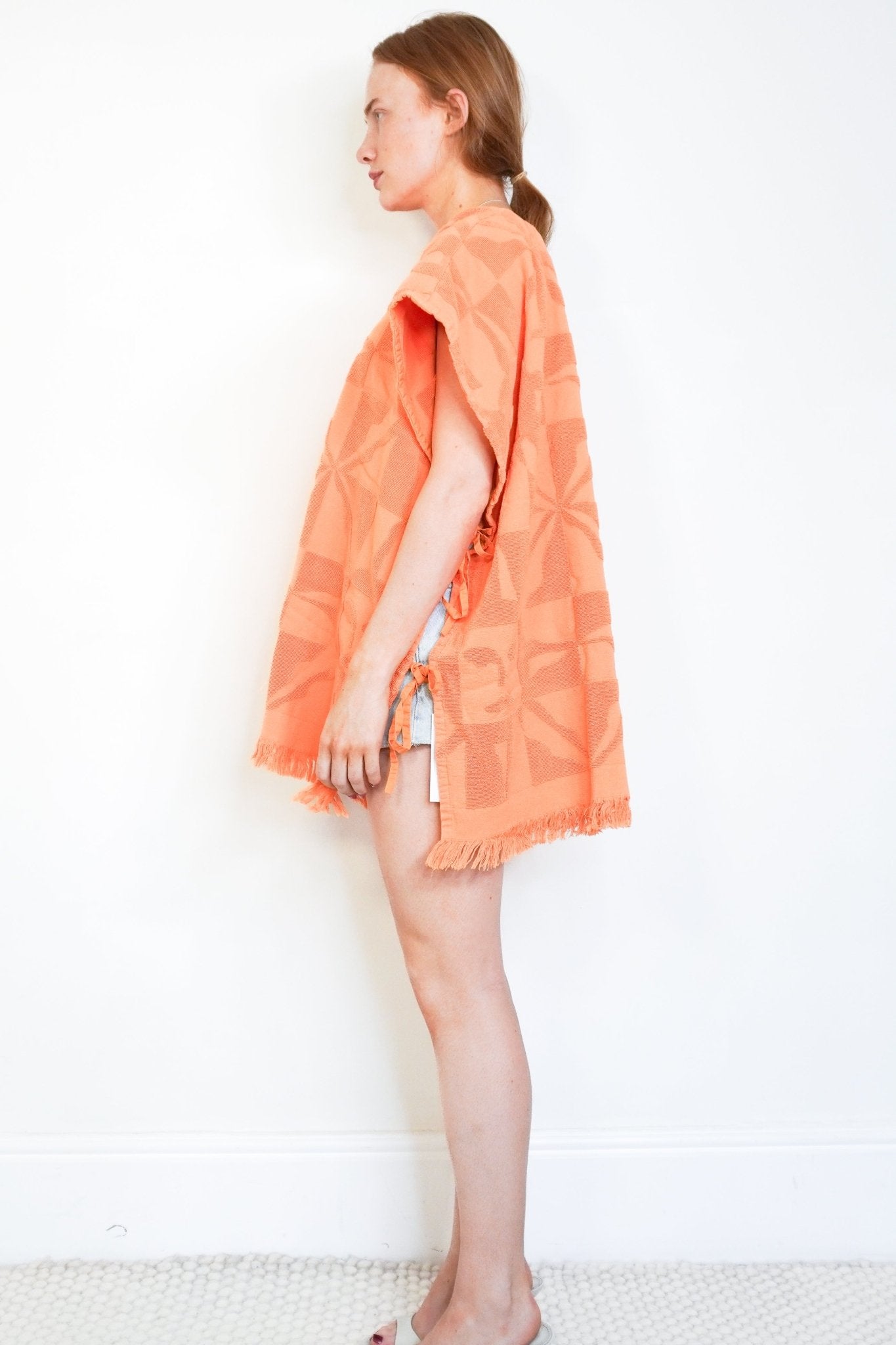 Lucy Folk Orange Jacquard Beach Cover-Up (RRP £350) | Authentic Preloved FINAL SALE - Reloved Again