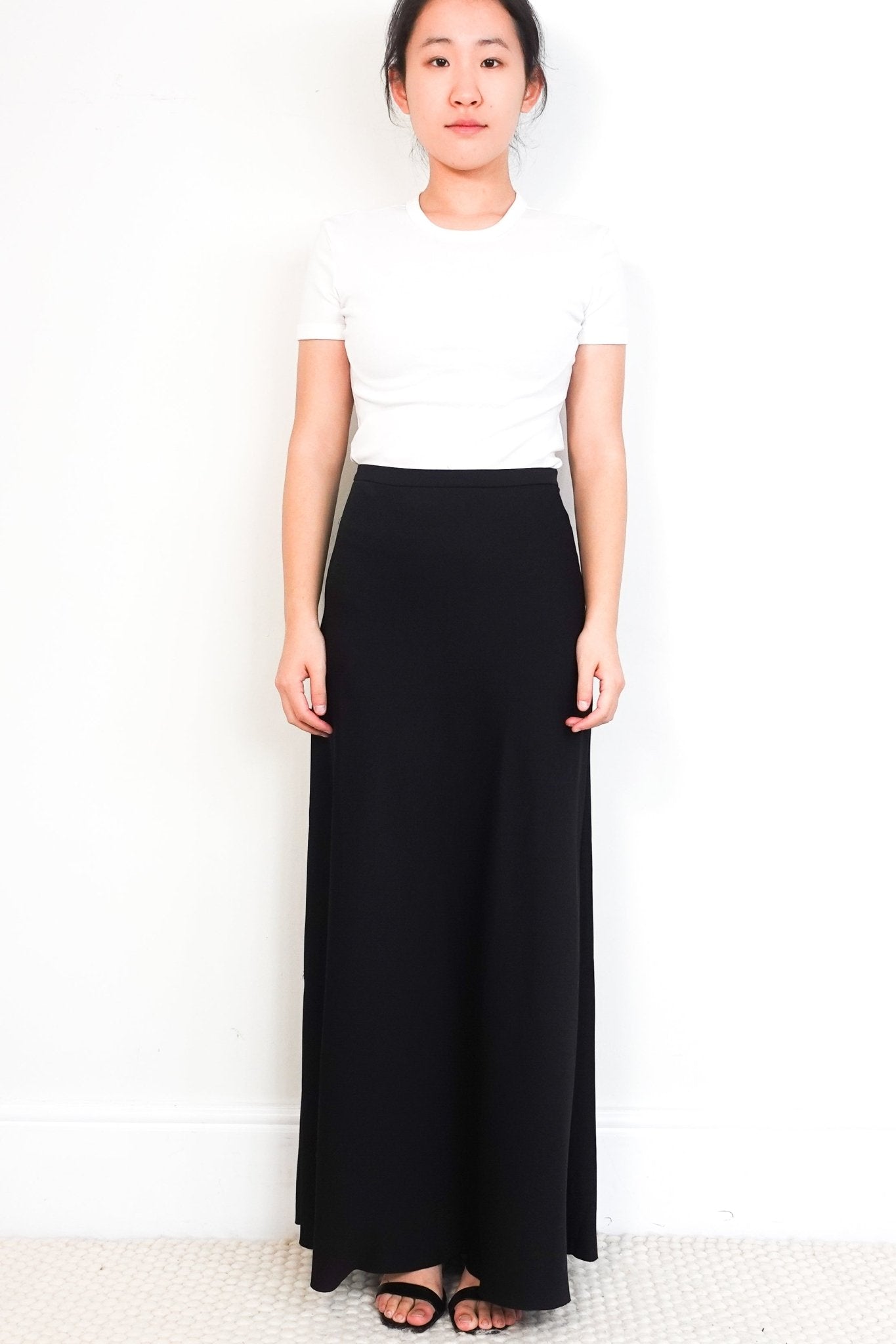 ME+EM Black Crepe Maxi Skirt RRP £250 | Authentic Preloved - Reloved Again