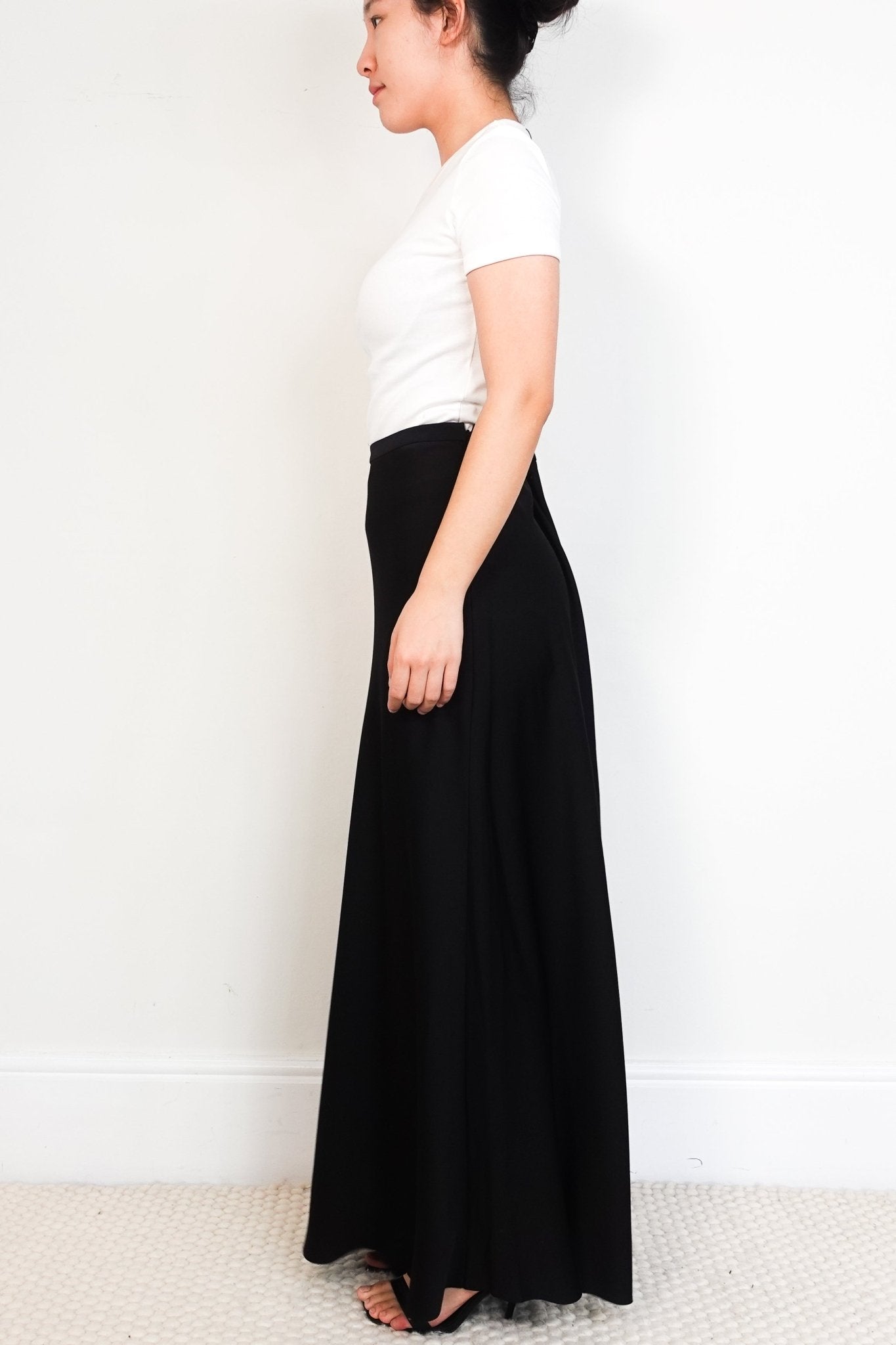 ME+EM Black Crepe Maxi Skirt RRP £250 | Authentic Preloved - Reloved Again