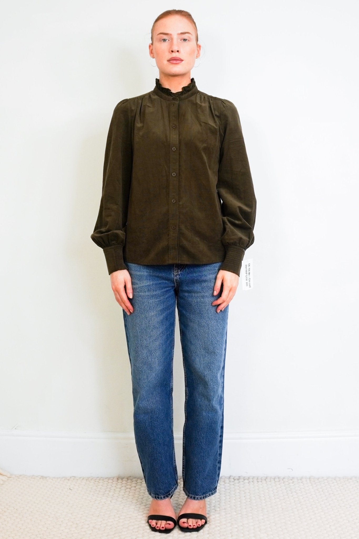 ME+EM Green Button Down Blouse RRP £150 | Authentic Preloved - Reloved Again