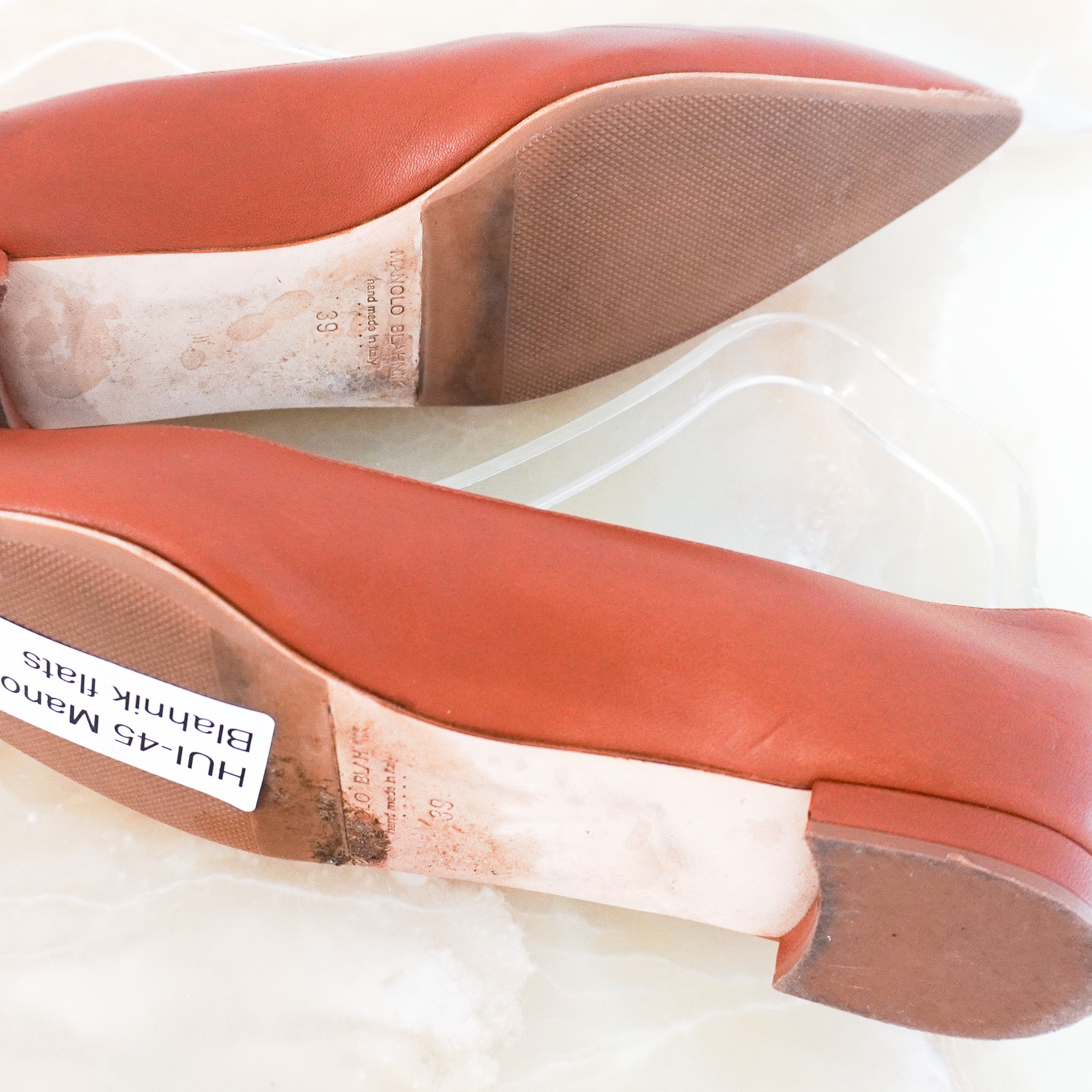 Manolo-Blahnik-Pointed-Toe-Flats-in-Brown-back-picture