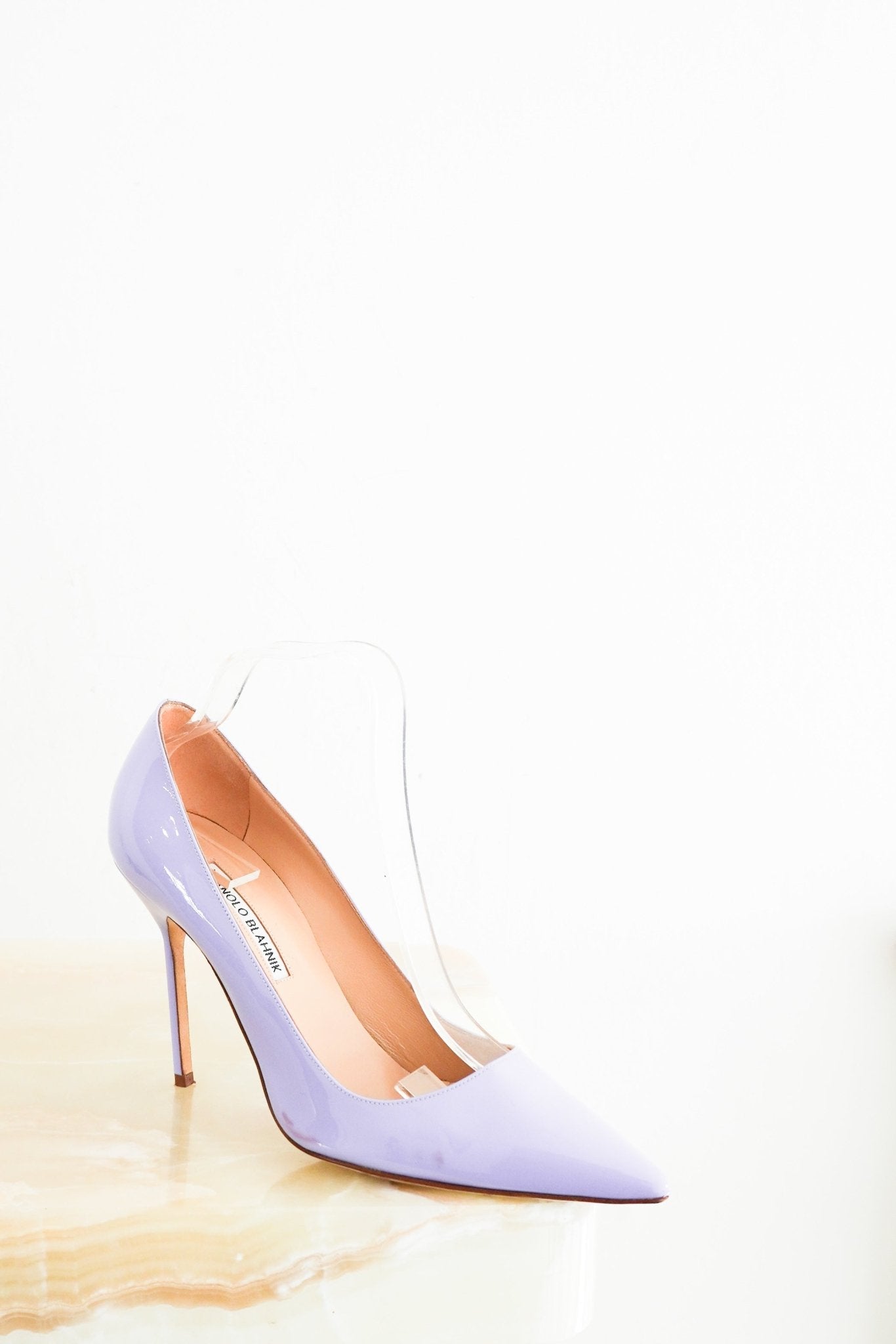 Manolo Blahnik Purple Patent Court Pumps RRP £1000 | Authentic Preloved - Reloved Again