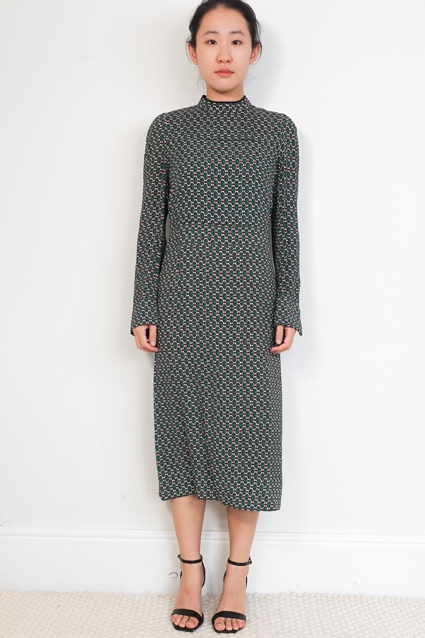 Marni Green Floral Pattern Maxi Dress RRP £900 | Authentic Preloved - Reloved Again