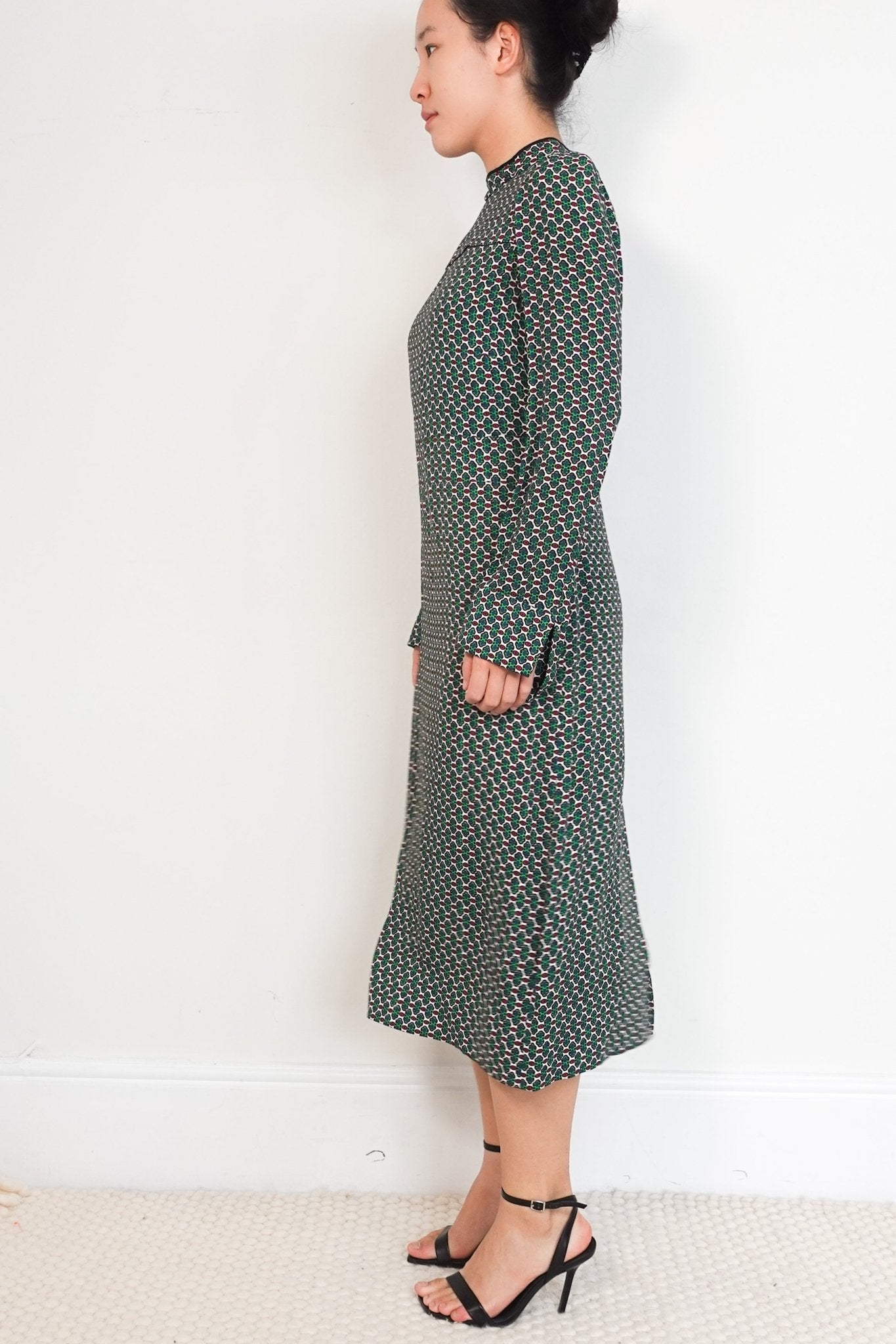 Marni Green Floral Pattern Maxi Dress RRP £900 | Authentic Preloved - Reloved Again