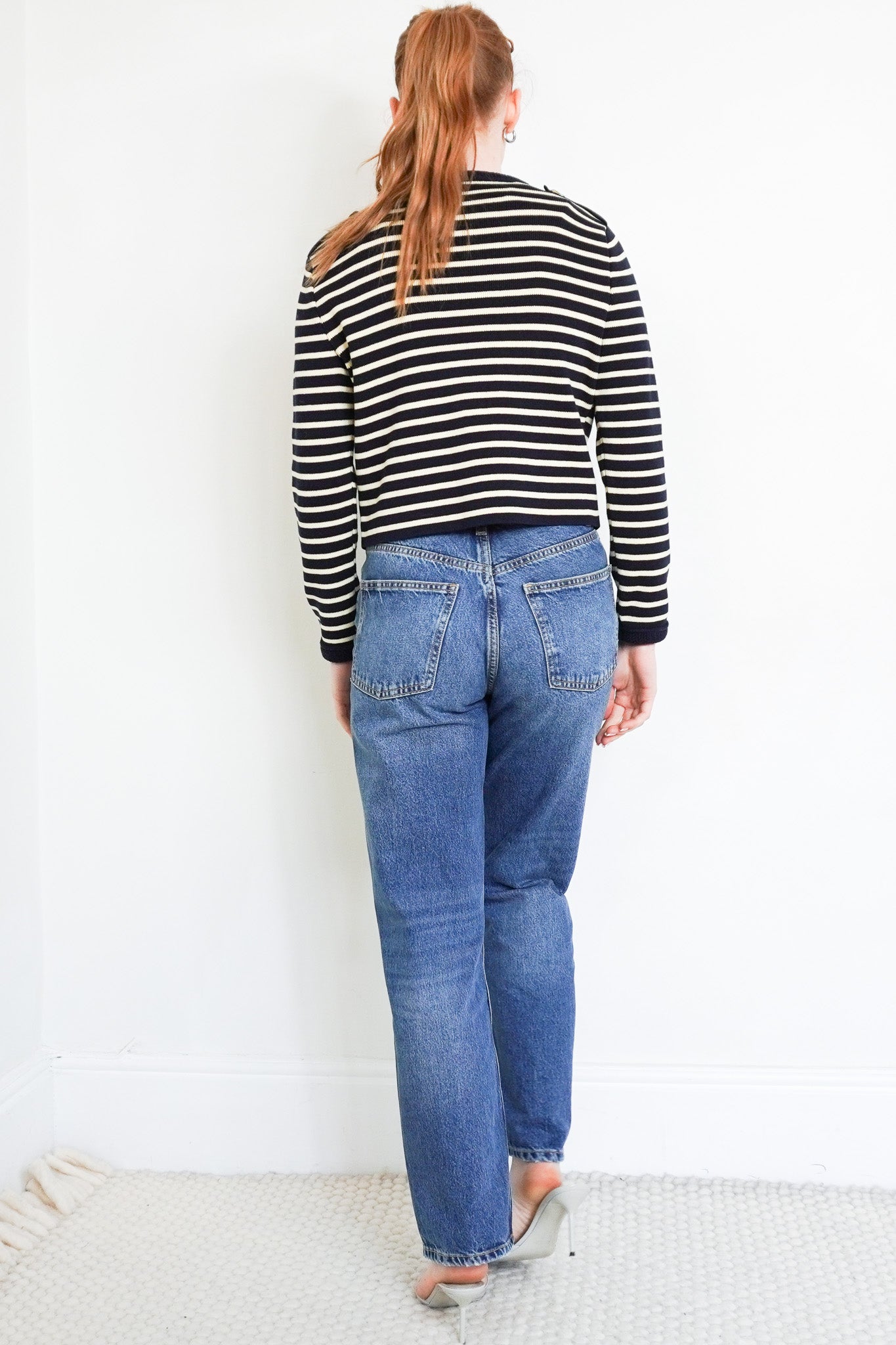 NEW Massimo Dutti Striped Nautical Cardigan RRP £90 | Authentic Preloved - Reloved Again