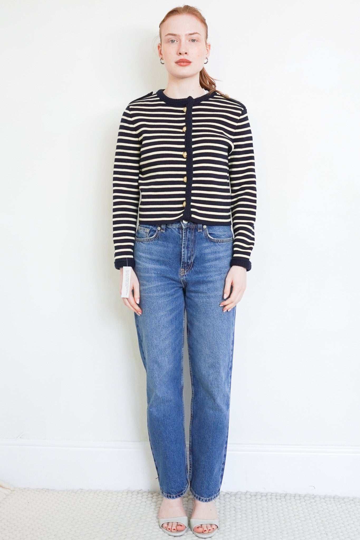 Massimo-Dutti-Striped-Nautical-Cardigan-Front-Picture-Chelsea-London