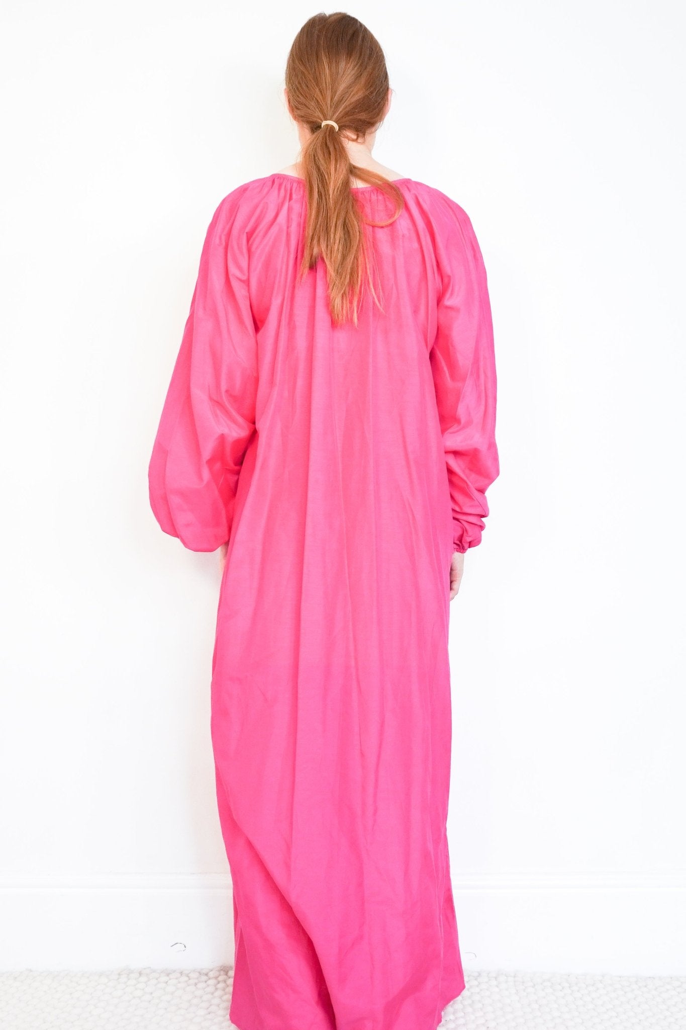 Matteau Pink Organic Cotton Maxi Dress (RRP £440) | Authentic Preloved - Reloved Again