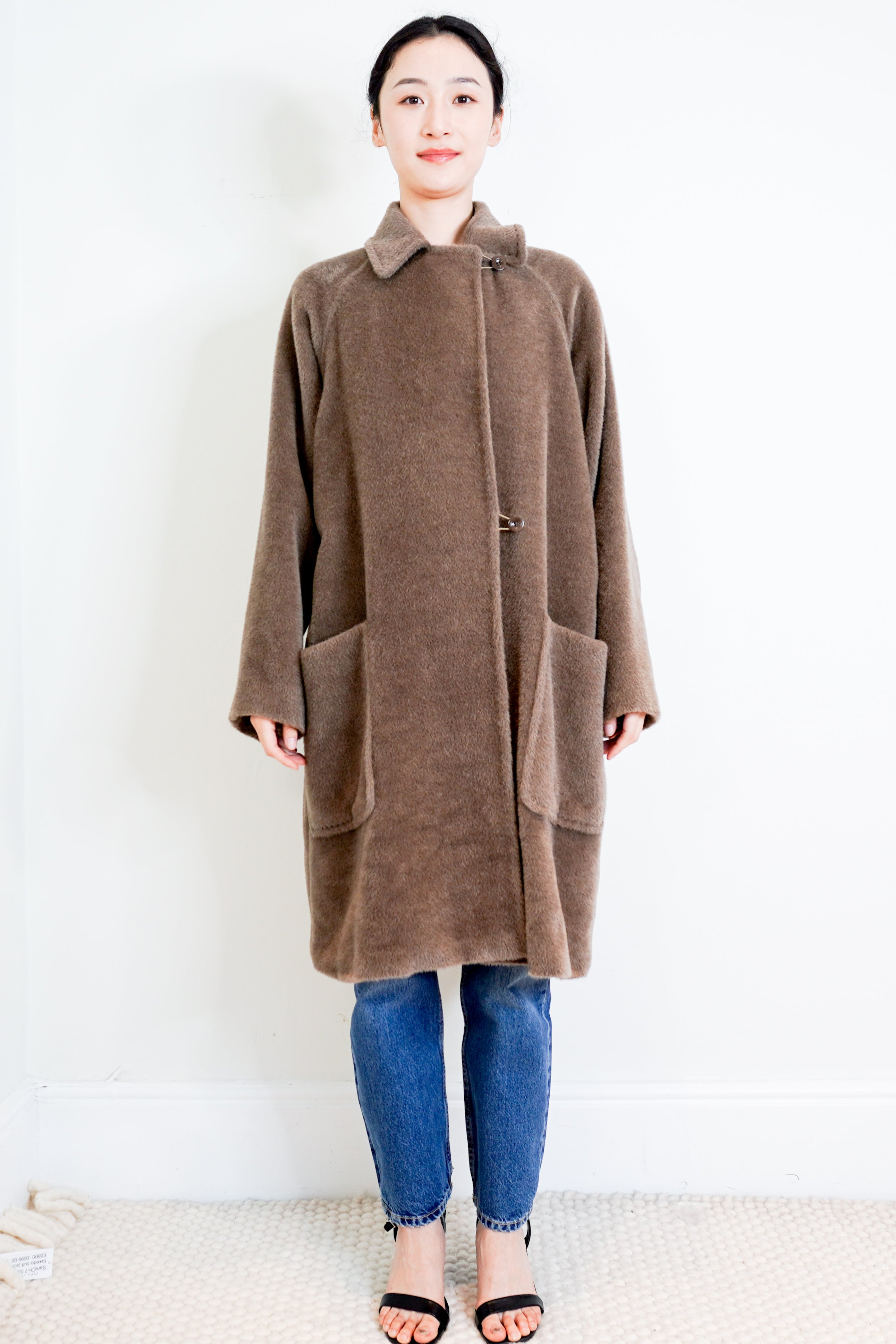 Max-Mara-Taupe-Alpaca-Coat-front-picture-Chelsea-London