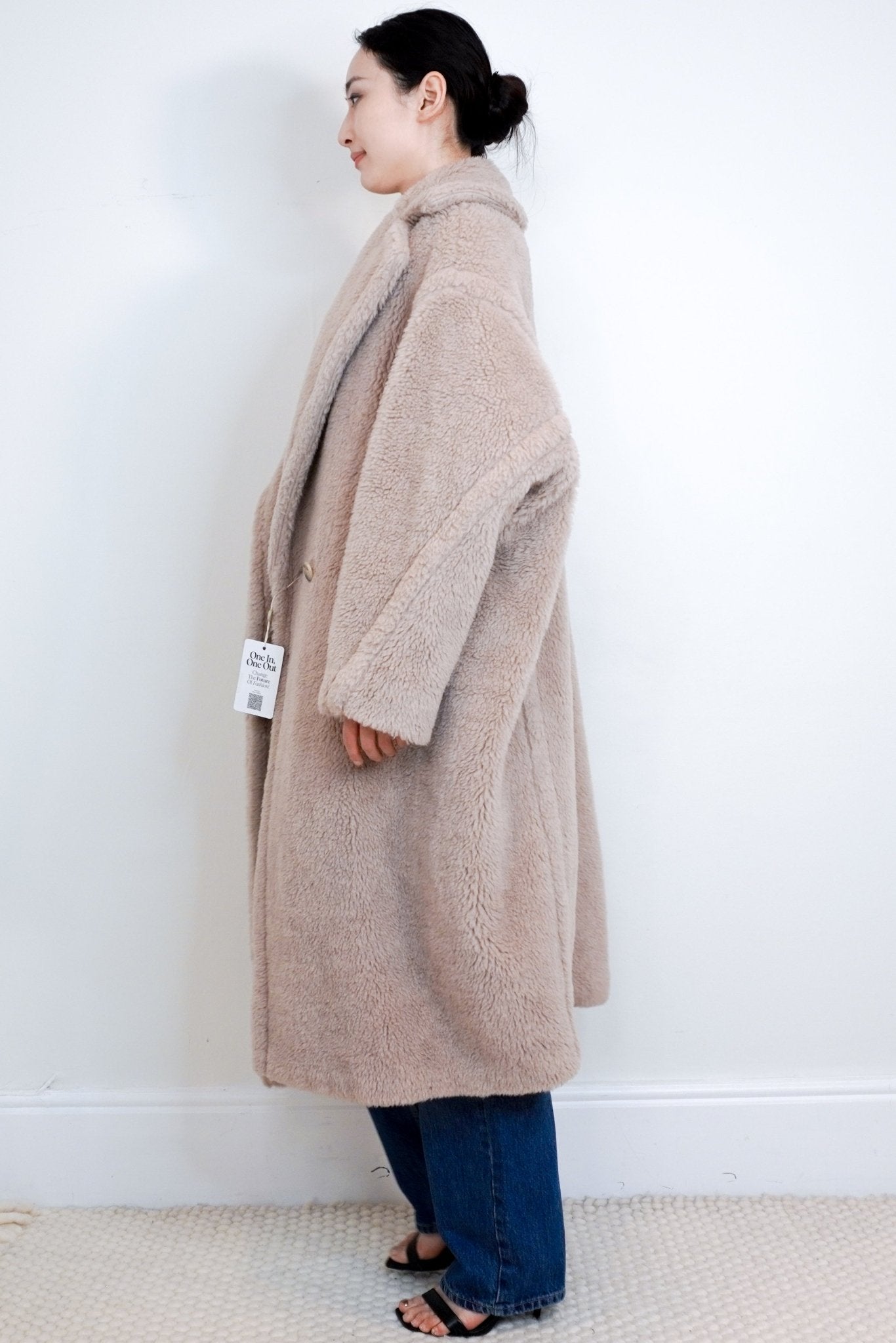 MaxMara Beige Teddy Bear Icon Coat in alpaca and wool RRP £2580 | Authentic Preloved - Reloved Again