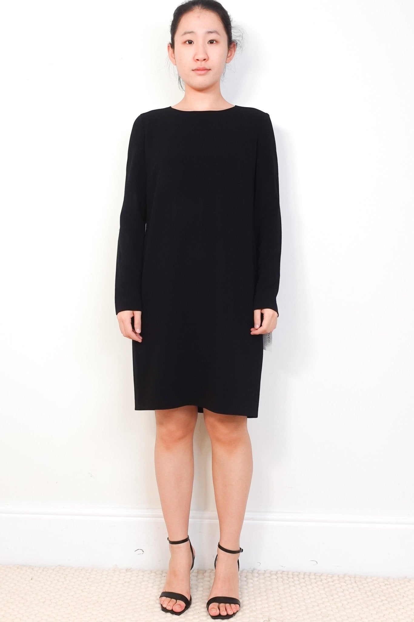 MaxMara Black Long Sleeve Dress RRP £400 | Authentic Preloved - Reloved Again
