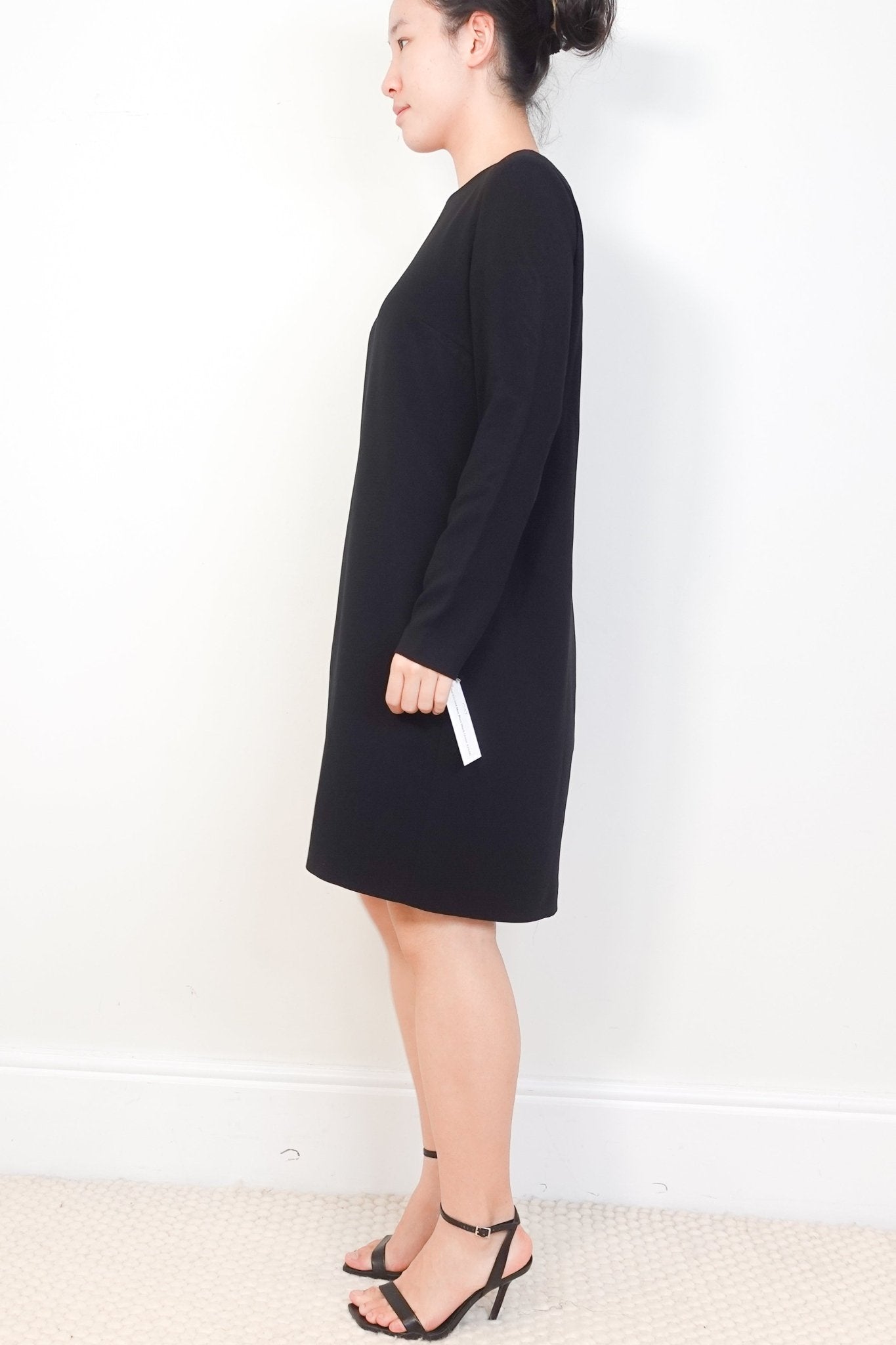 MaxMara Black Long Sleeve Dress RRP £400 | Authentic Preloved - Reloved Again