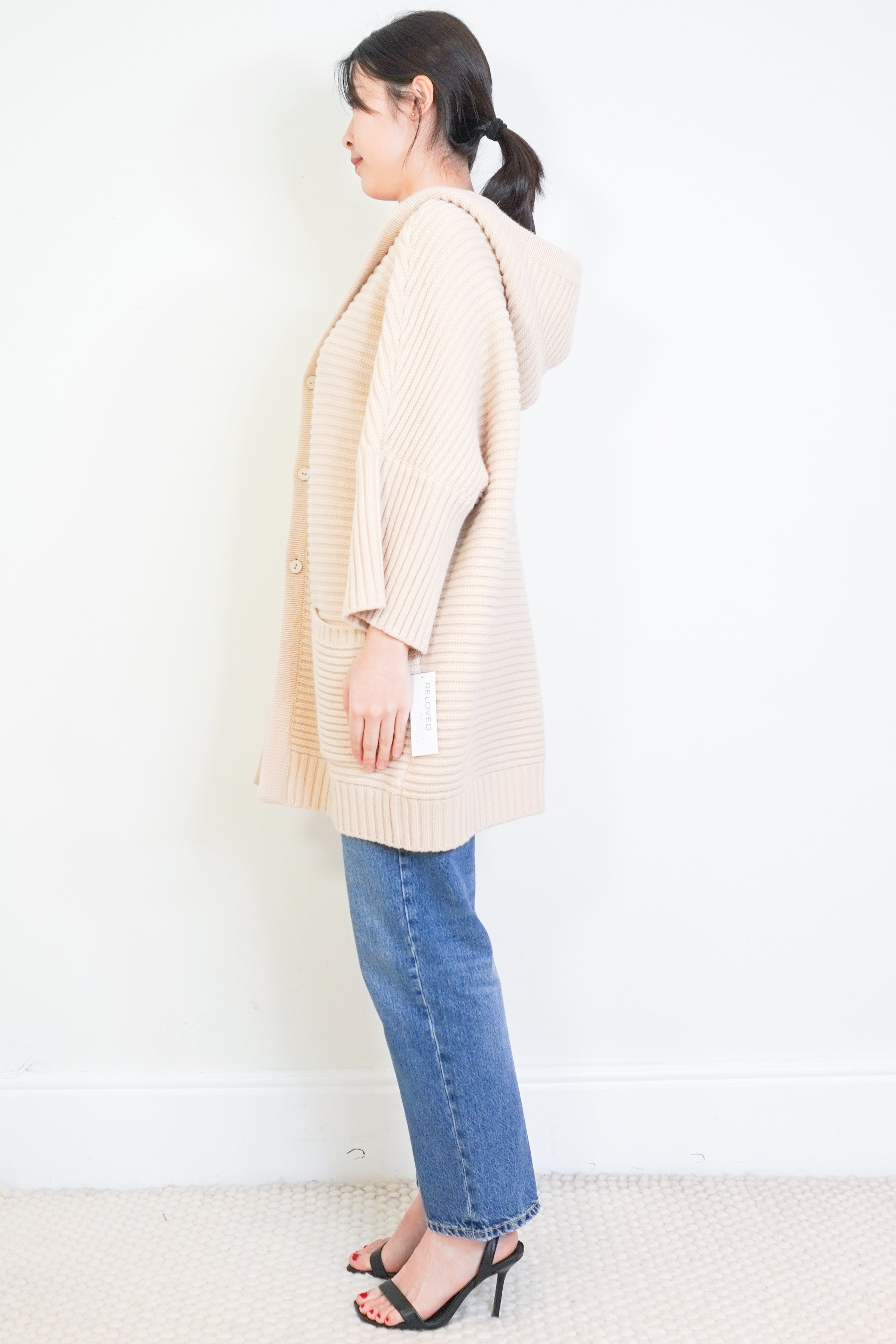 MaxMara-Cream-Chunky-Wool-Jumper-side-picture-Chelsea-London