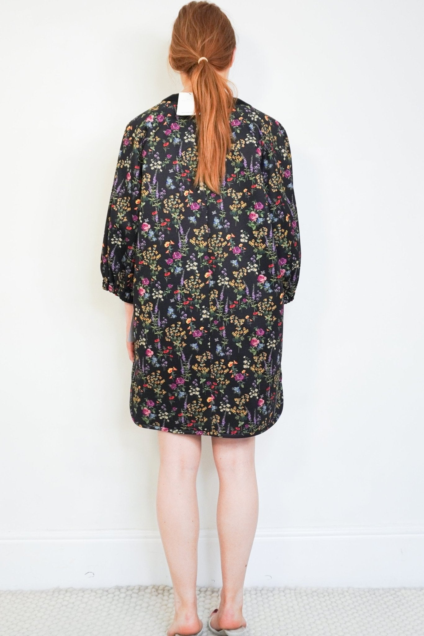 NEW Max Mara Black Jersey Billy Floral Dress (RRP £550) | Authentic Preloved - Reloved Again