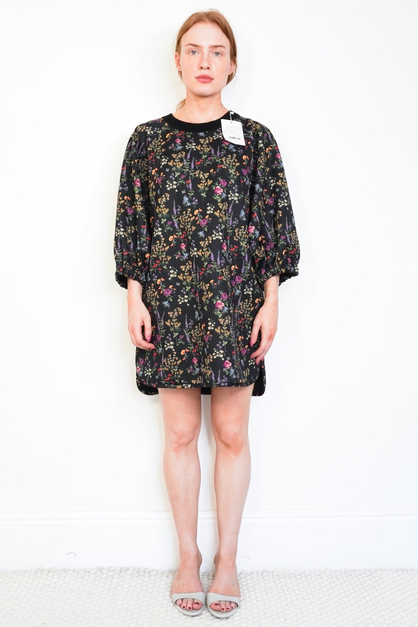 NEW Max Mara Black Jersey Billy Floral Dress (RRP £550) | Authentic Preloved - Reloved Again