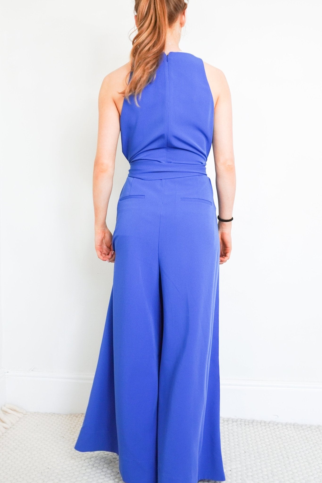 ME+EM Blue Sleeveless Jumpsuit RRP £250 | Authentic Preloved - Reloved Again