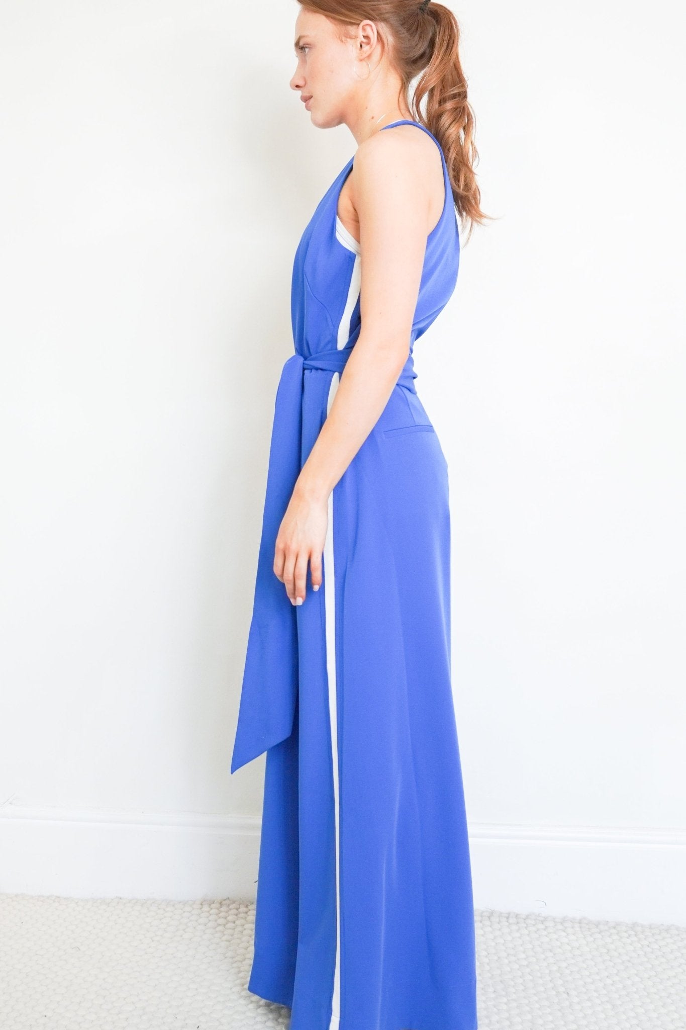 ME+EM Blue Sleeveless Jumpsuit RRP £250 | Authentic Preloved - Reloved Again