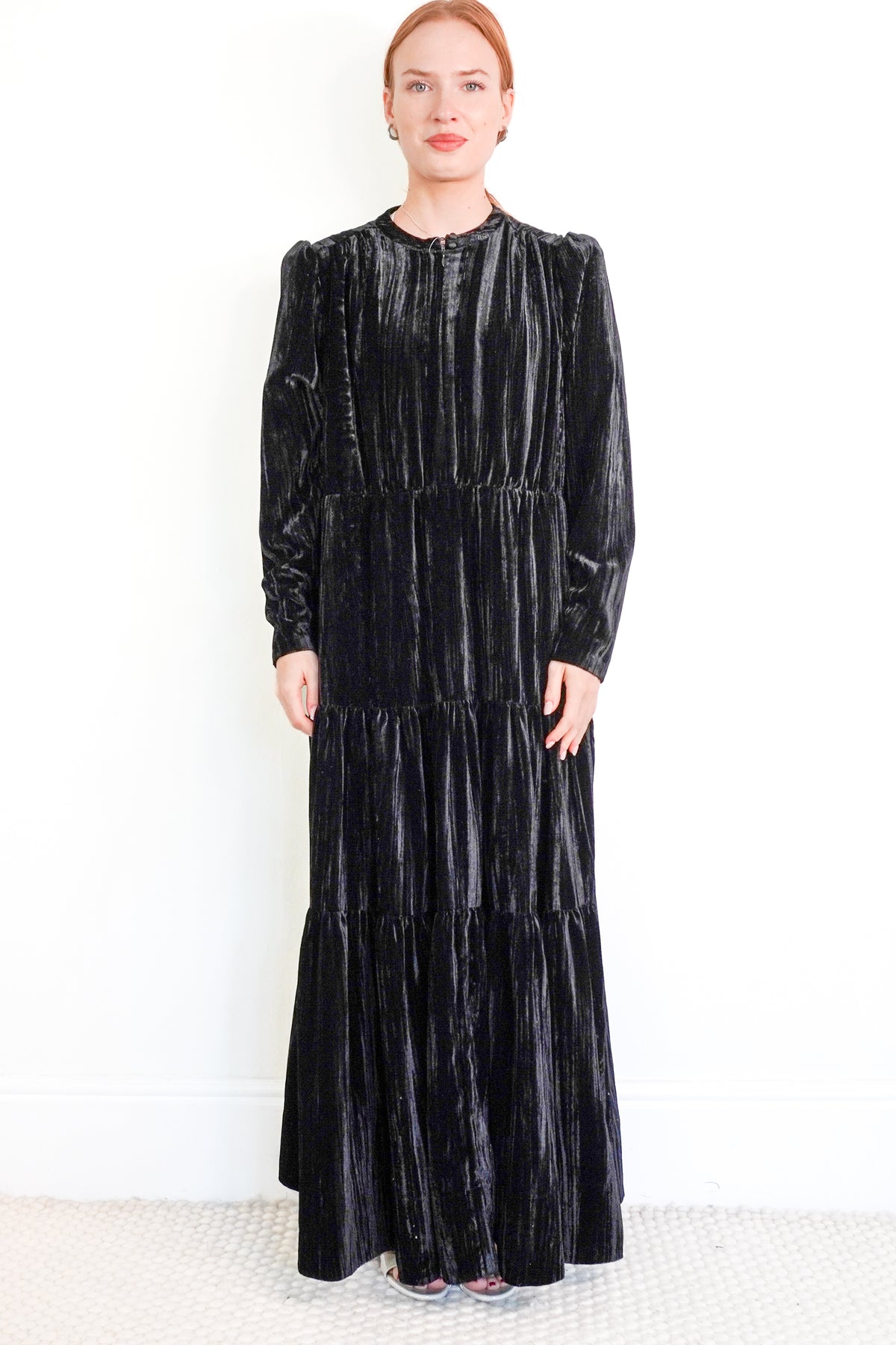 Me+em Velvet Maxi Dress (RRP £250) | Authentic Preloved front