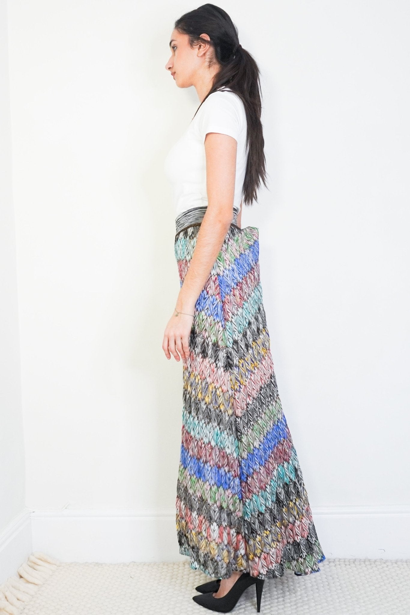 Missoni Multicolour Print Maxi Skirt RRP £725 | Authentic Preloved - Reloved Again