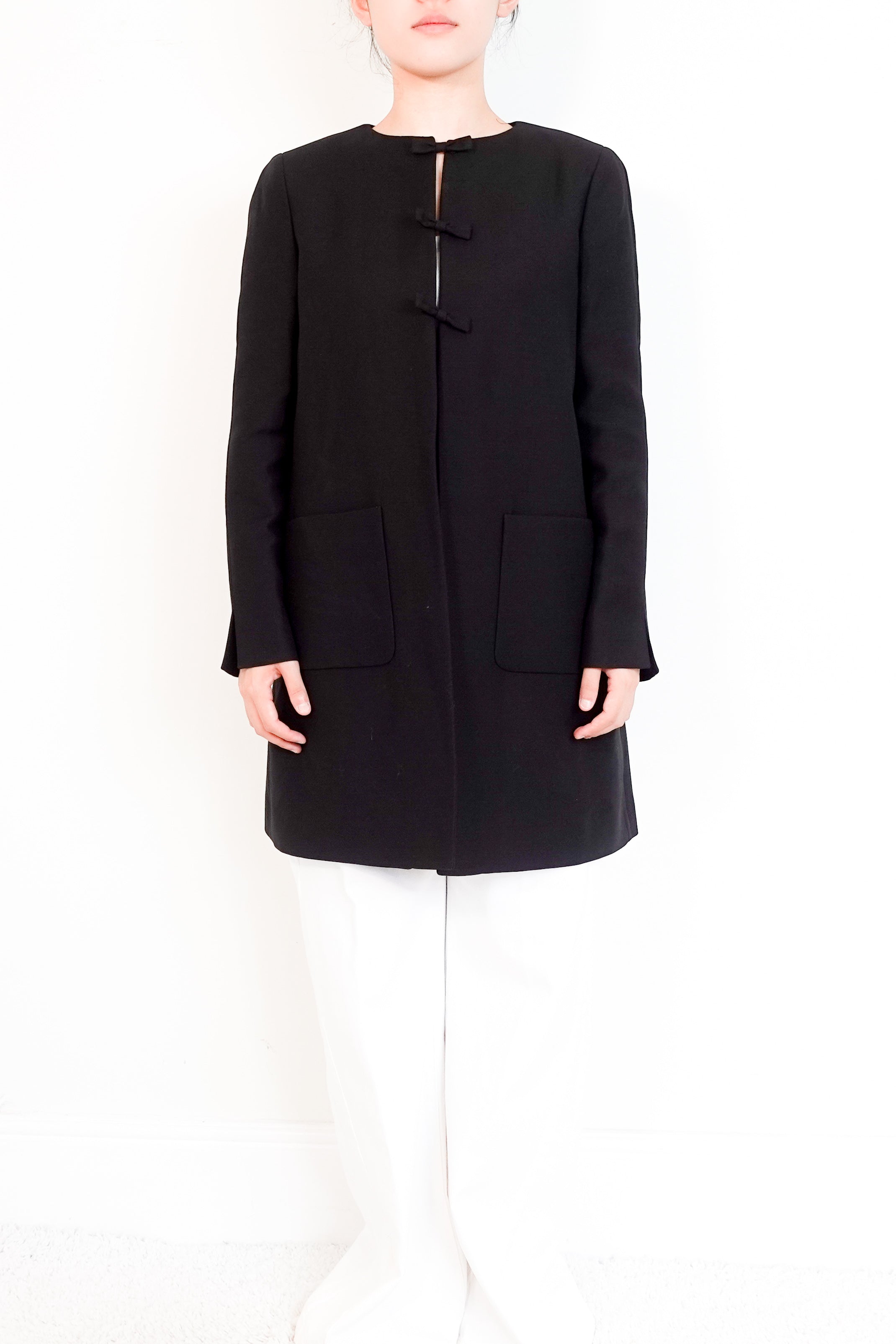 Miu-Miu-Black-Evening-Jacket-Front-Chelsea-London