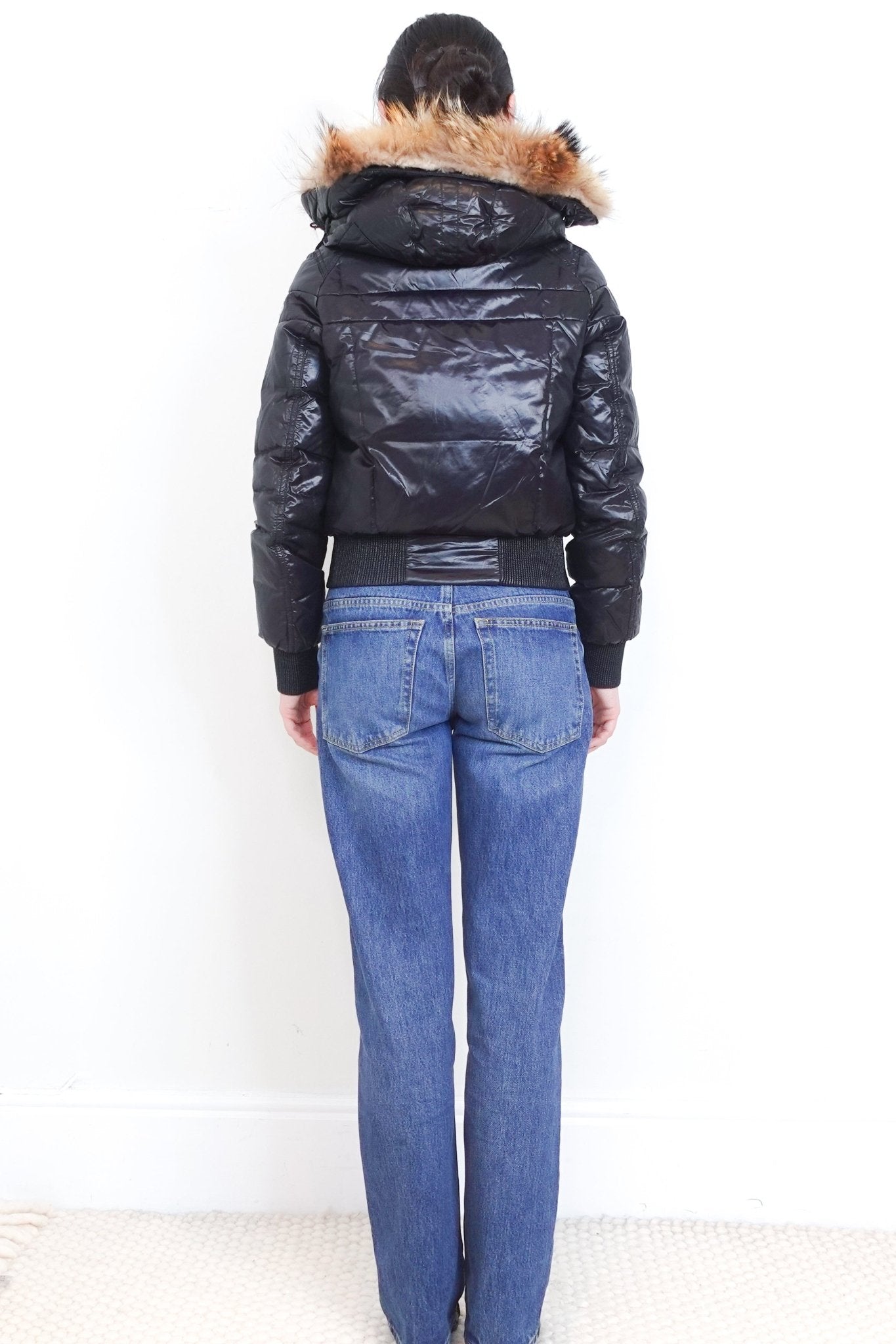 Moncler Black Georgia Hooded Jacket RRP £900 | Authentic Preloved - Reloved Again