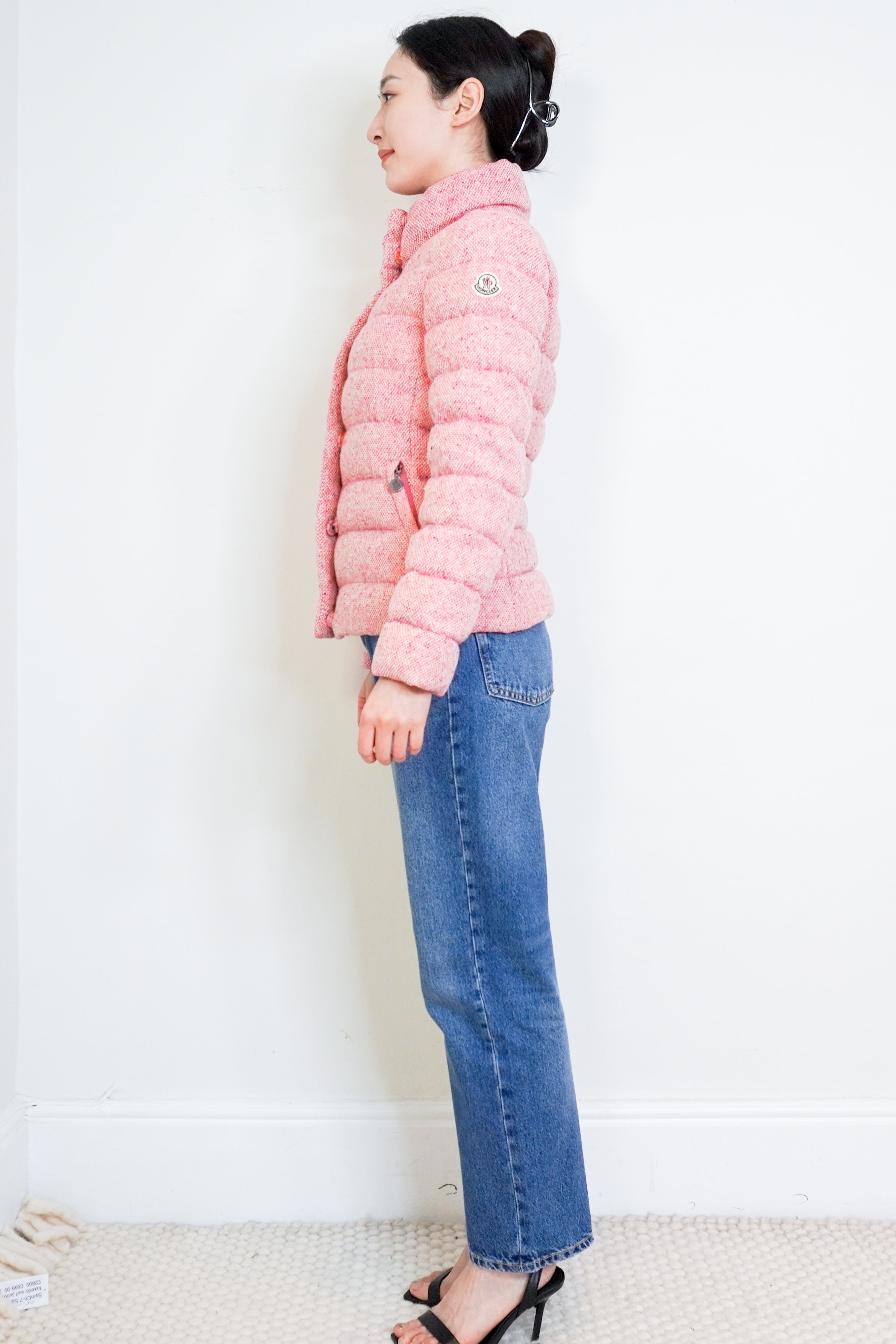 Moncler-Pink-Cardere-Puffer-Jacket-side-picture-Chelsea-London