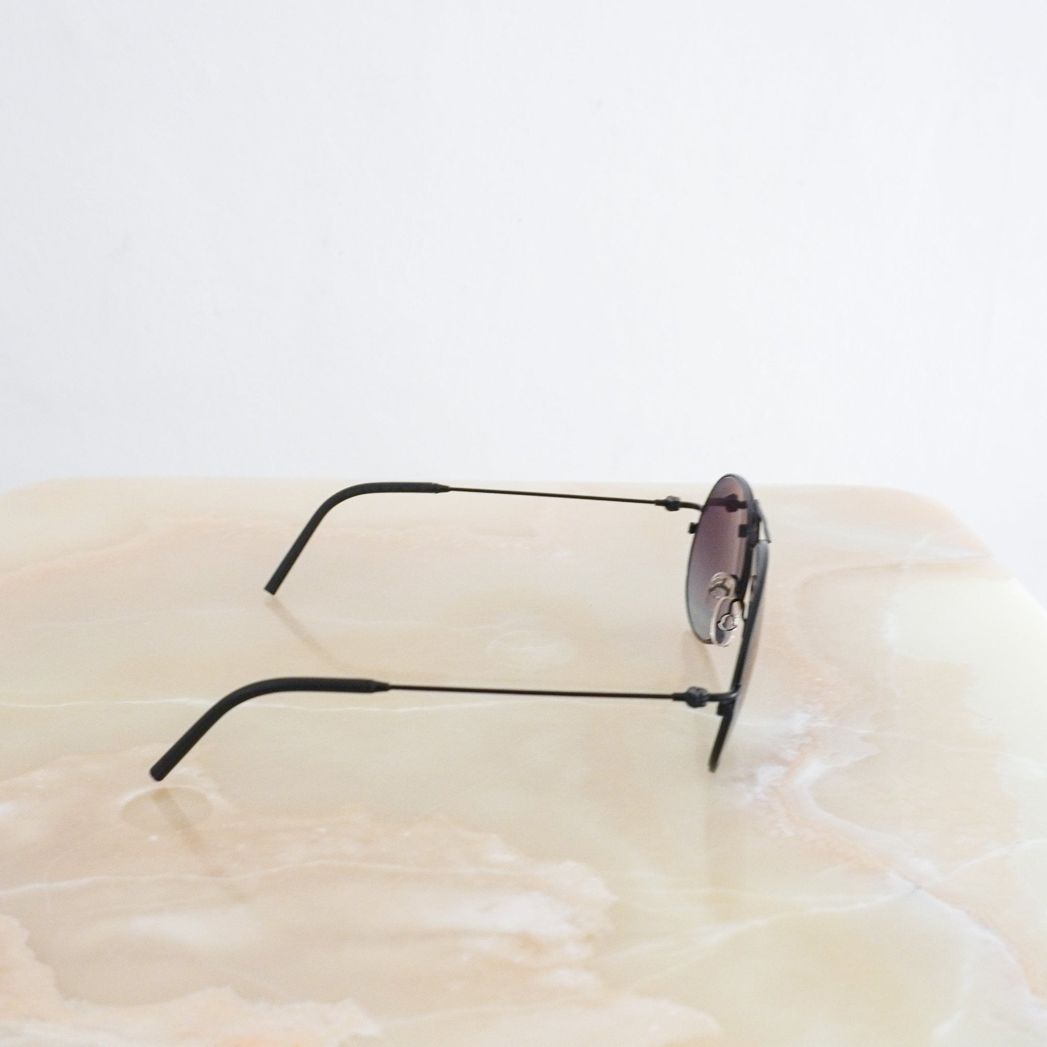 Moncler Black Flyze Aviator Sunglasses (RRP £250) | Authentic Preloved FINAL SALE - Reloved Again