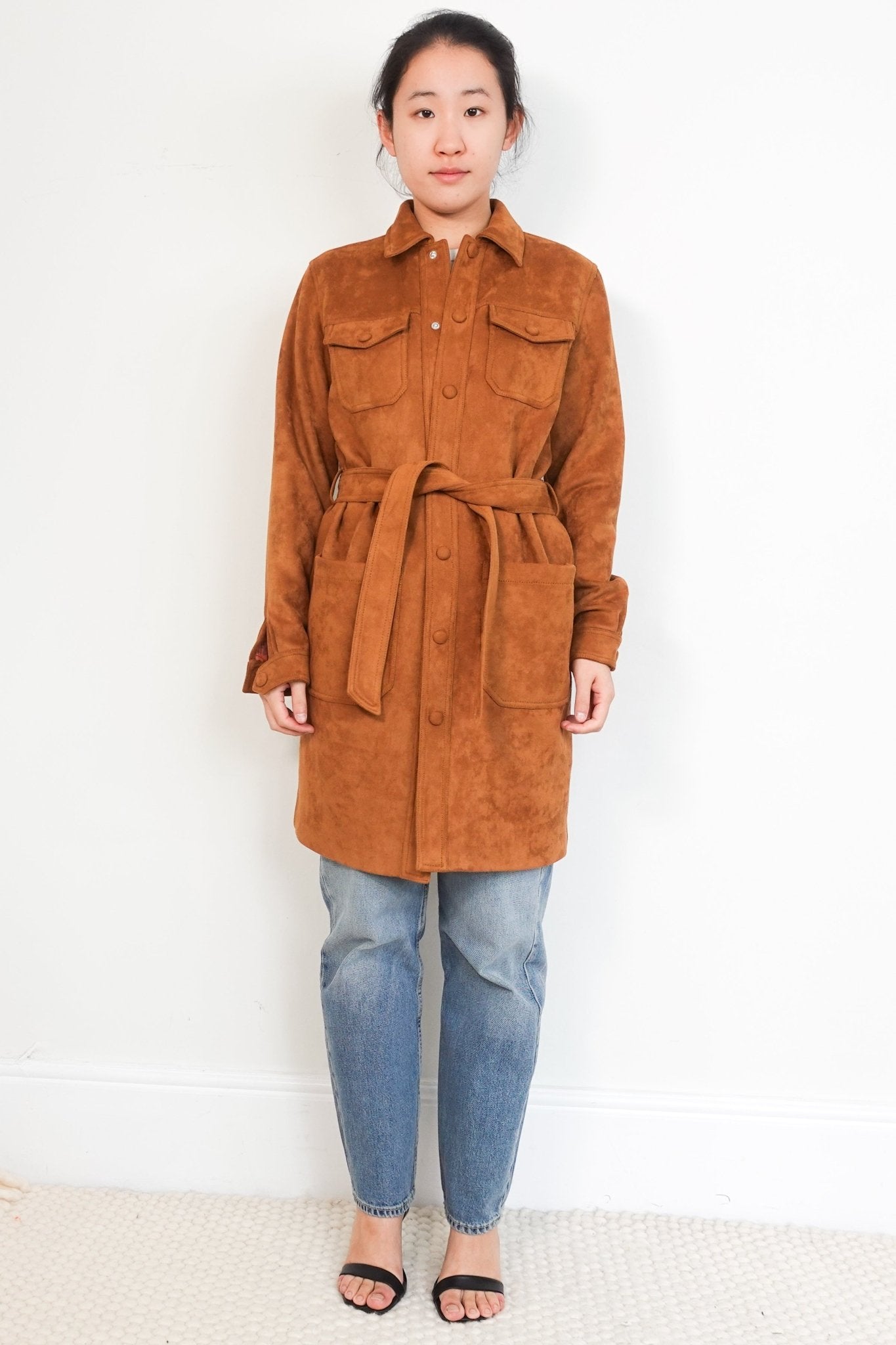 NEW Mother Brown Patch Pocket Car Hitch Hiking Jacket RRP £400 | Authentic Preloved - Reloved Again