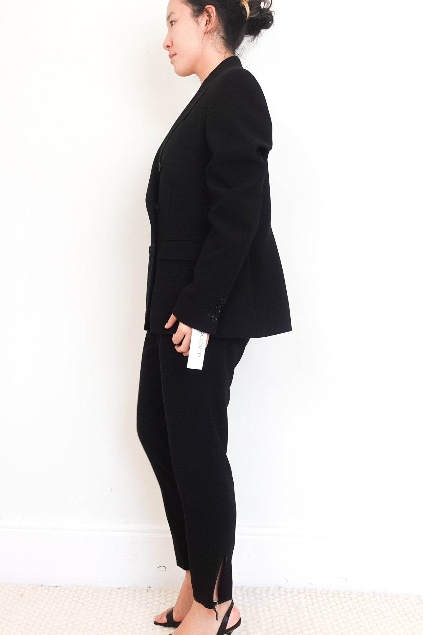 NEW Altuzarra Black Blazer and Trousers Suit Set RRP £1.5K | Authentic Preloved - Reloved Again