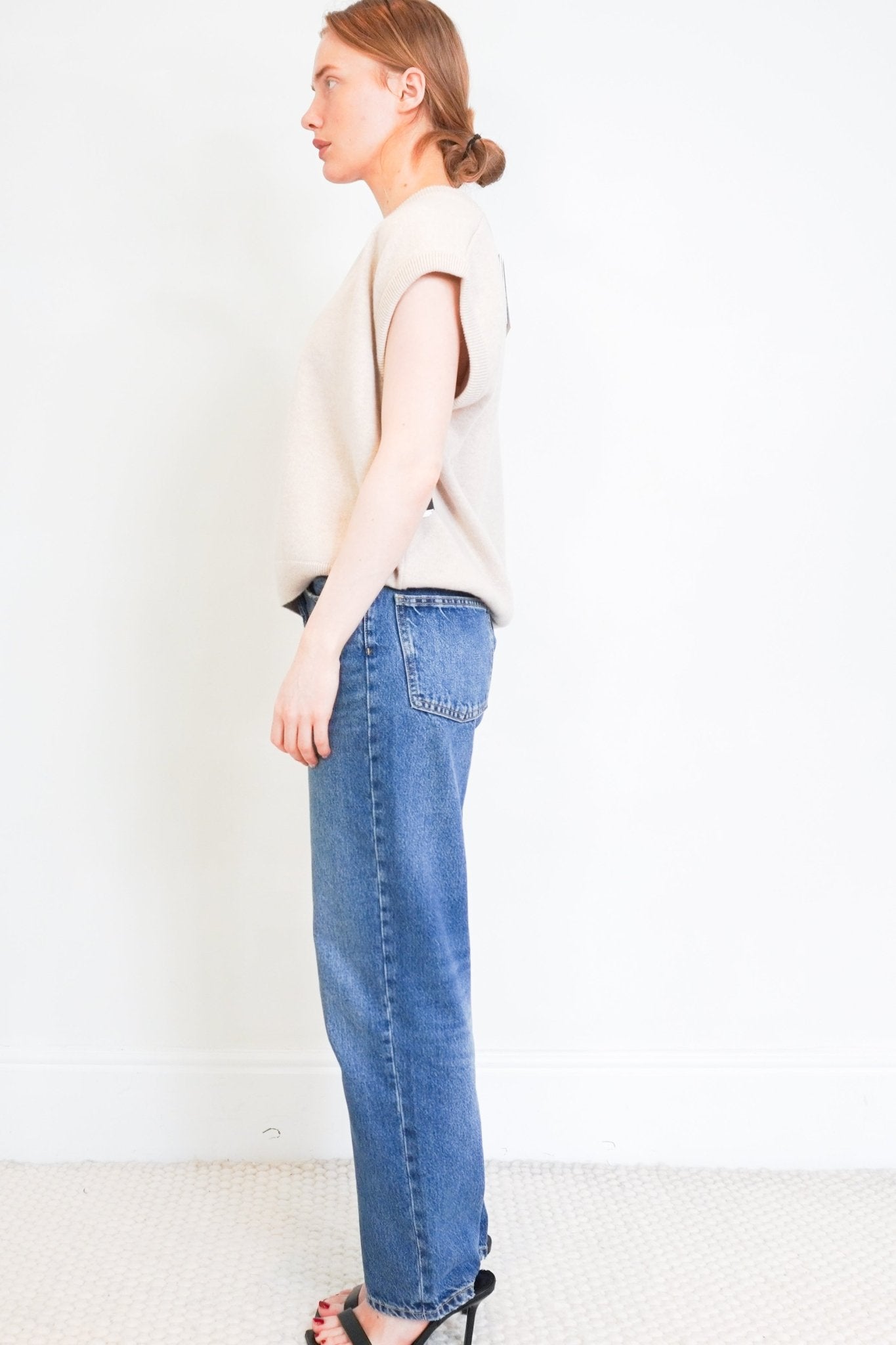 NEW Anine Bing Tan Cashmere Top RRP £200 | Authentic Preloved - Reloved Again