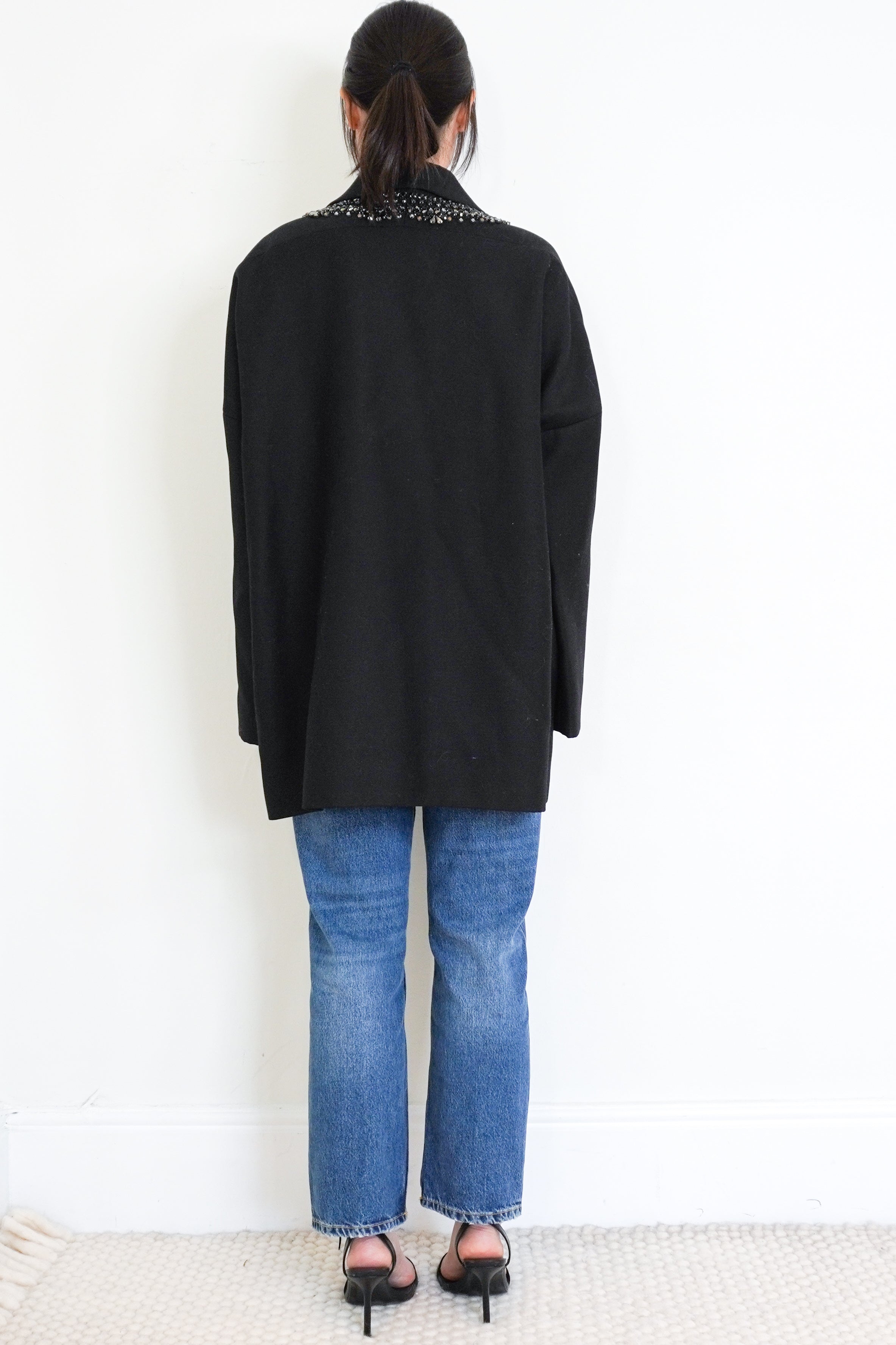 NEW-Chloe-Black-Embellished-Jacket-back-picture-Chelsea-London