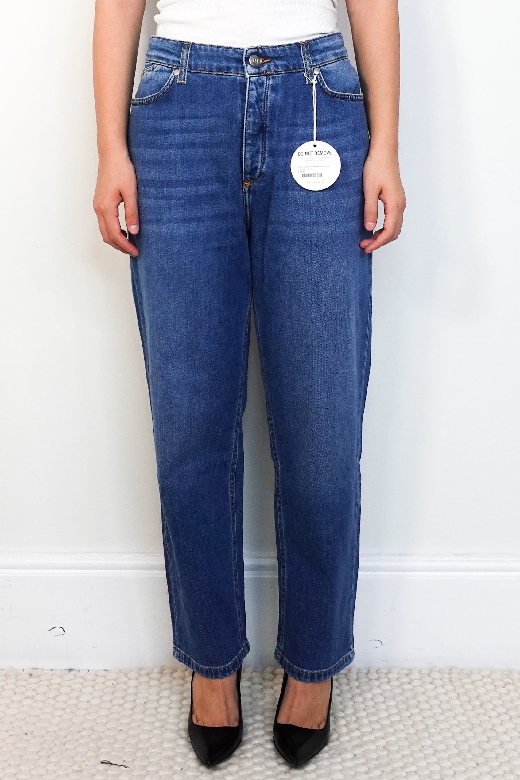 NEW-Donna-Ida-Blue Big Boy-Dazzler-The-Oversized-Boyfriend-Jeans-front-picture-Chelsea-London